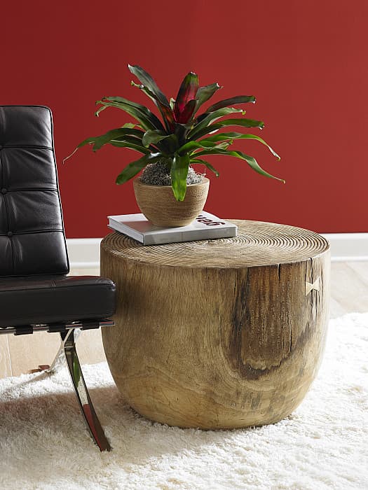 Приставной столик Phillips Collection Lathe Side Table, Chamcha Wood — фото 2
