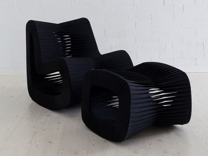 Кресло Phillips Collection Seat Belt Rocking Chair — фото 8