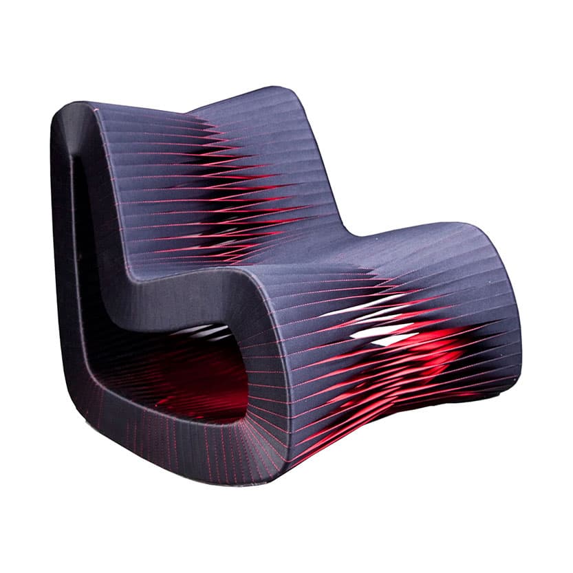 Кресло Phillips Collection Seat Belt Rocking Chair