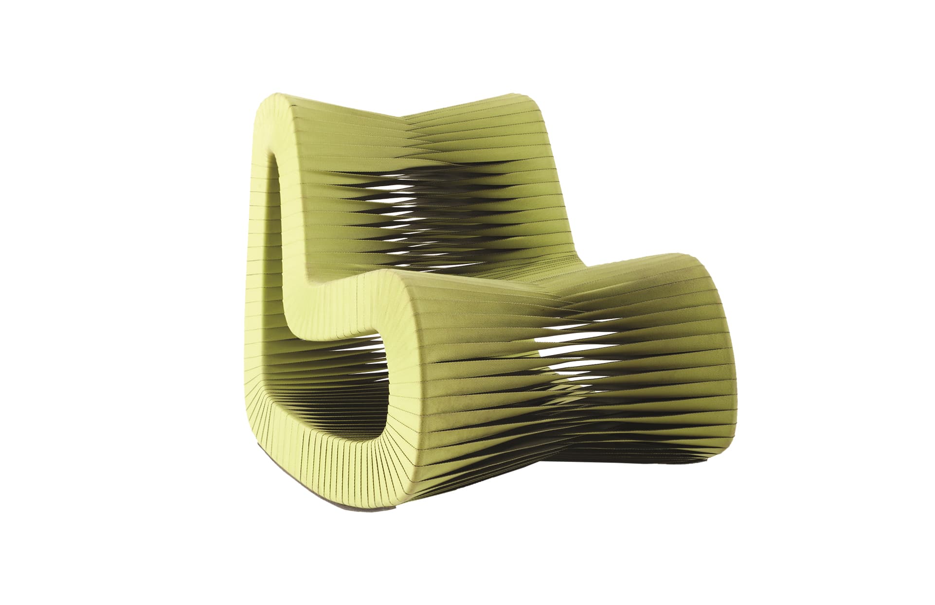 Кресло Phillips Collection Seat Belt Rocking Chair — фото 9