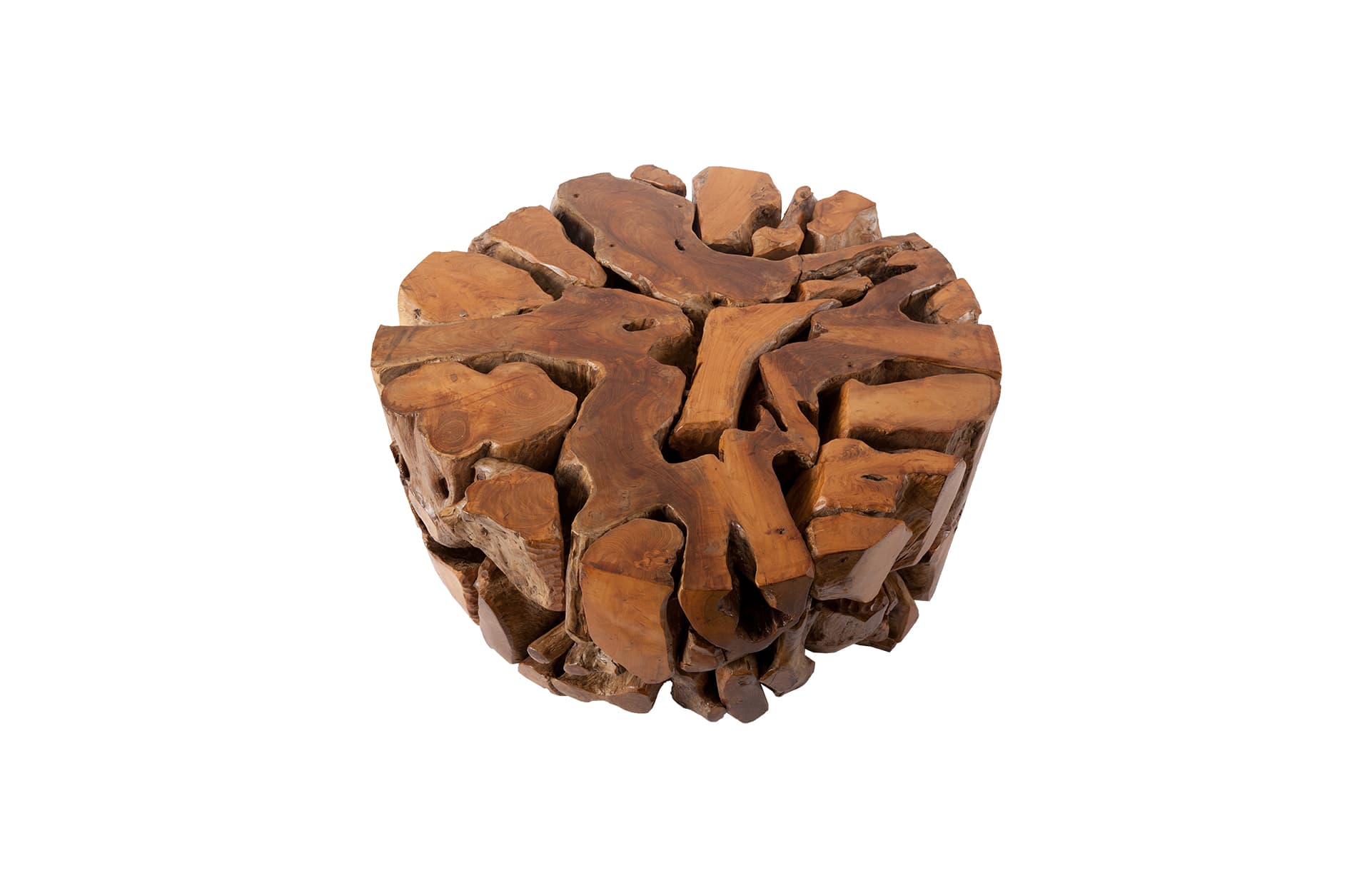 Кофейный столик Phillips Collection Teak Slice Coffee Table, Round — фото 3