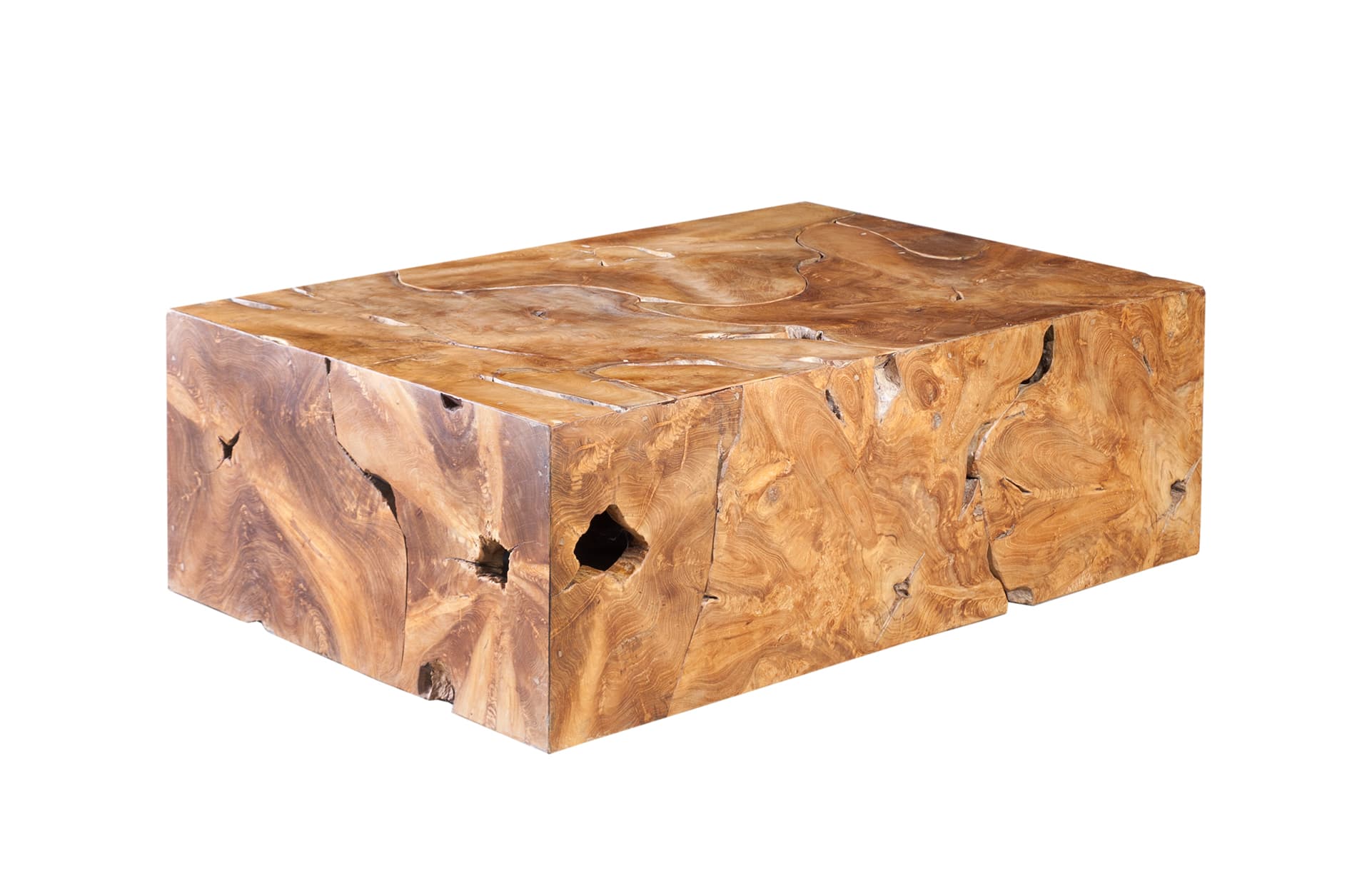 Кофейный столик Phillips Collection Teak Slice Coffee Table, Round — фото 4