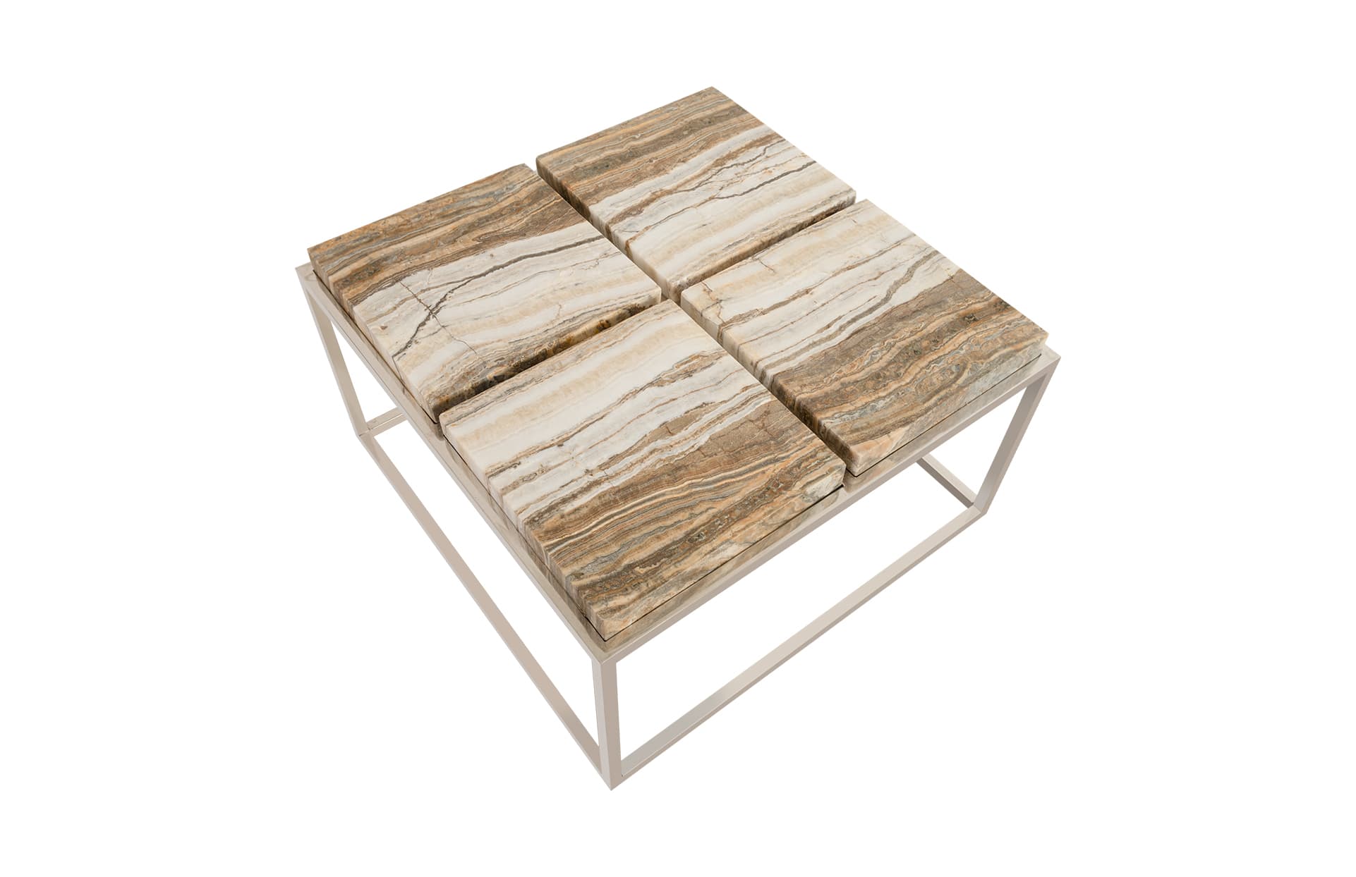 Кофейный столик Phillips Collection Onyx Coffee Table, SS Base — фото 2