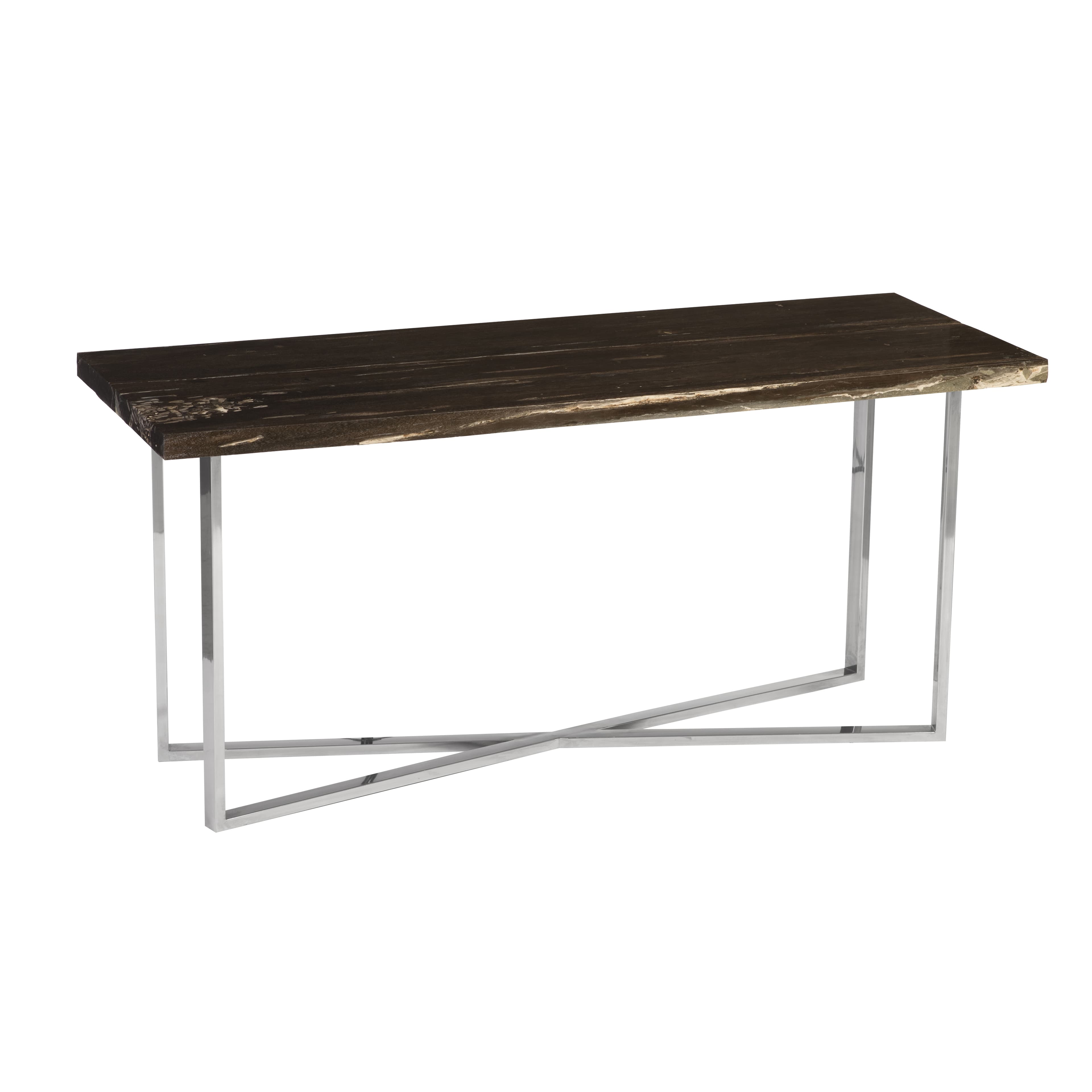 Консоль Phillips Collection Petrified Wood Console Table