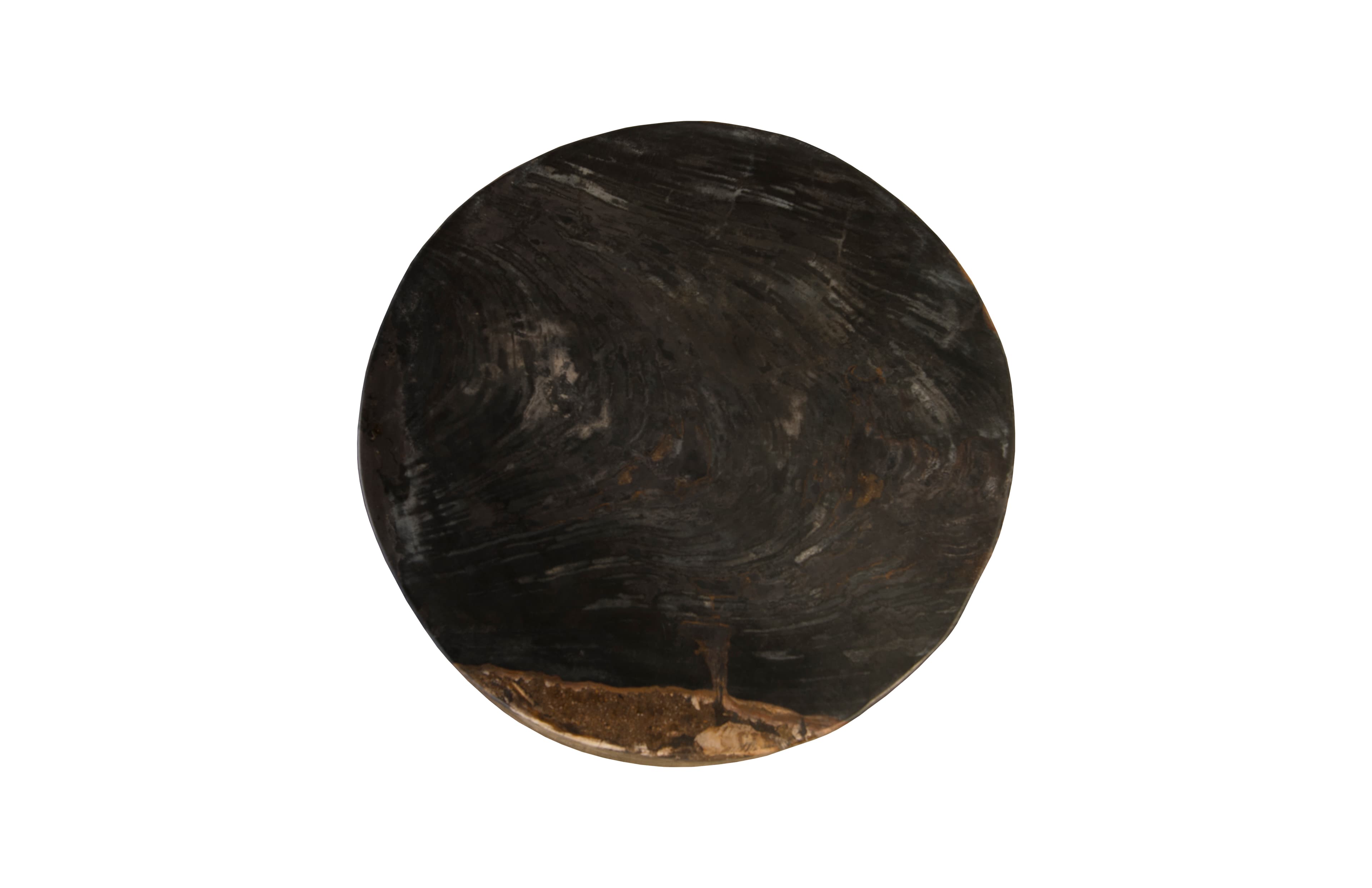 Приставной столик Phillips Collection Petrified Wood Drum Side Table — фото 2