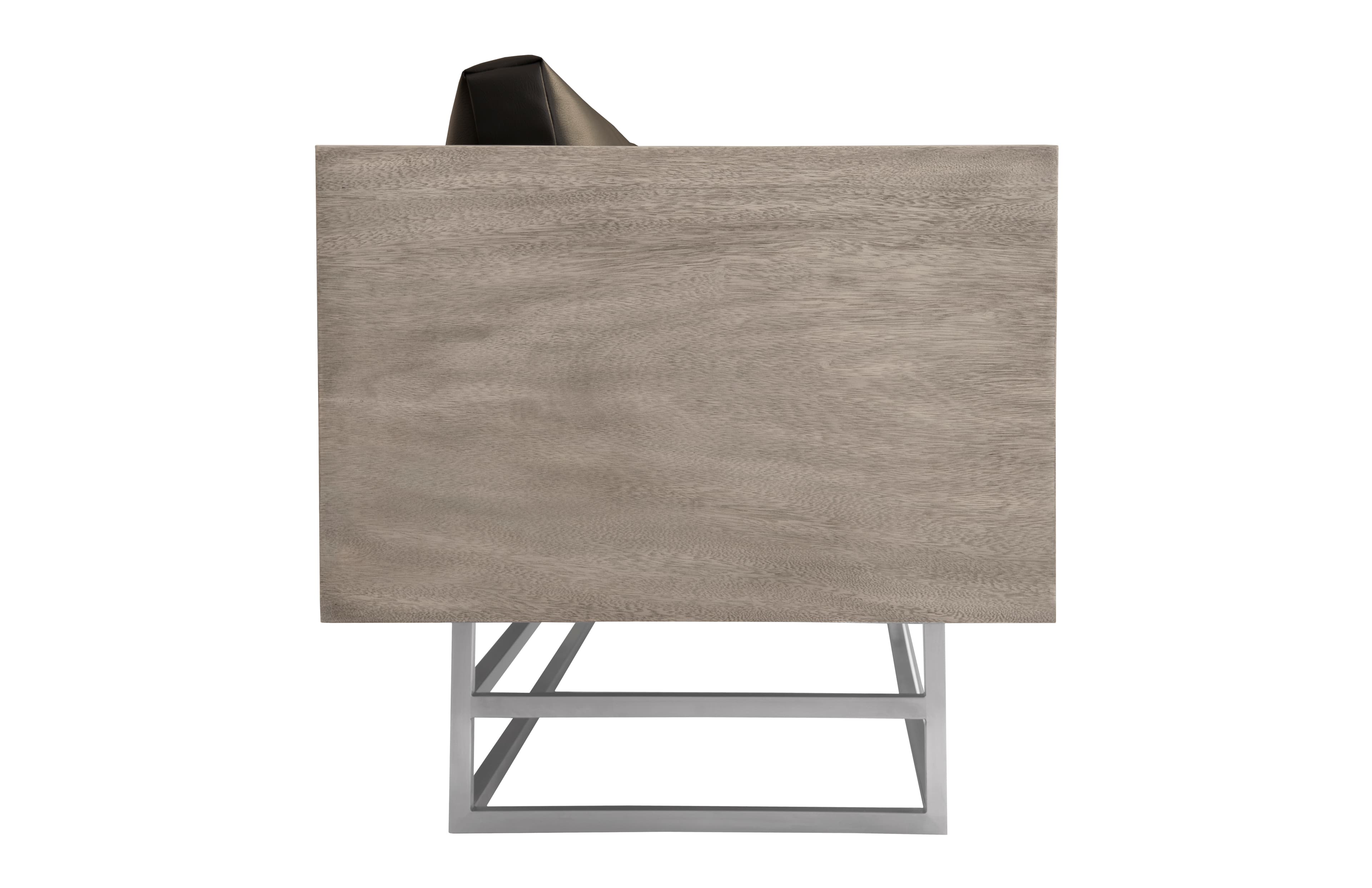 Диван Phillips Collection Ladder Sofa, Suar Wood, Grey/Silver Finish — фото 4
