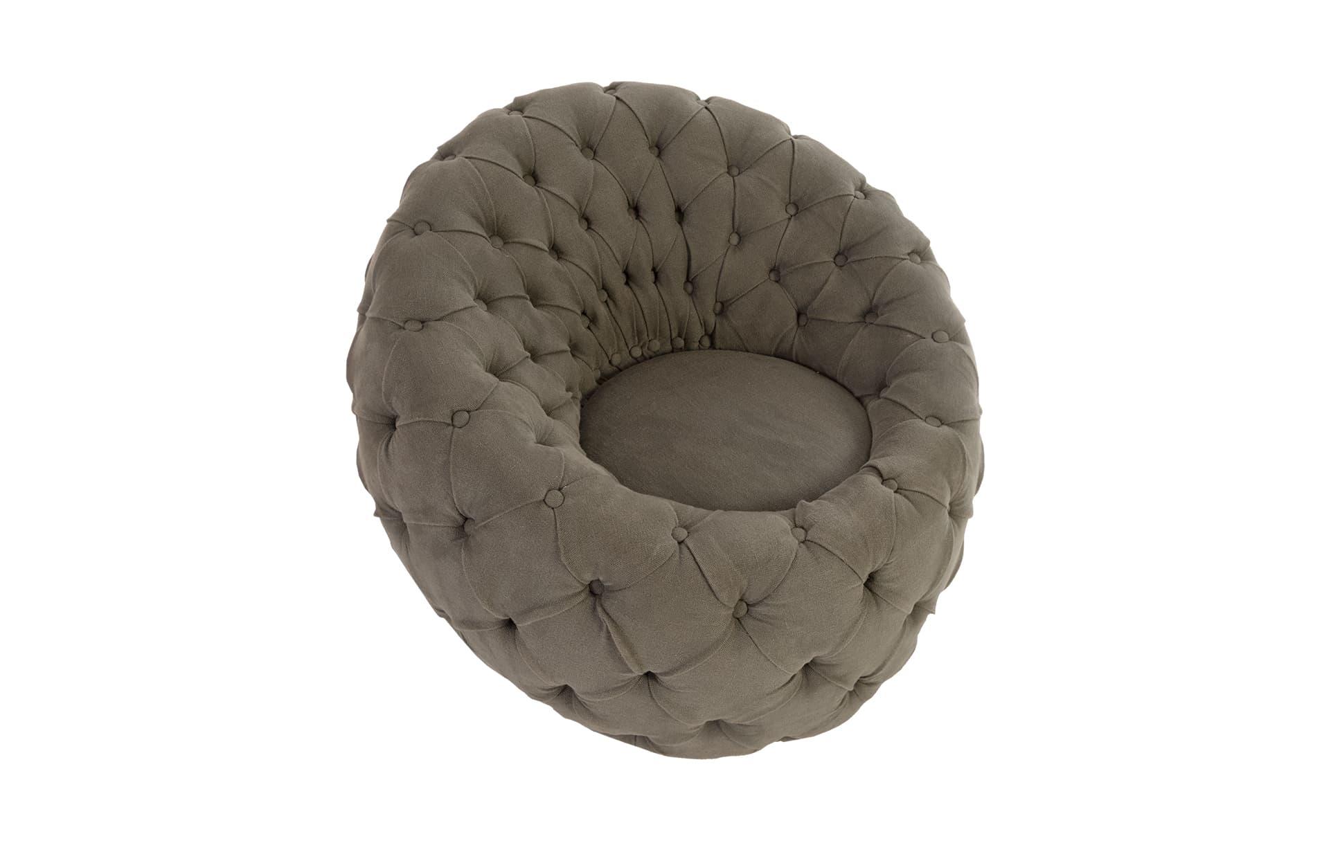 Кресло Phillips Collection Egg Chair, Ramie Grey — фото 3