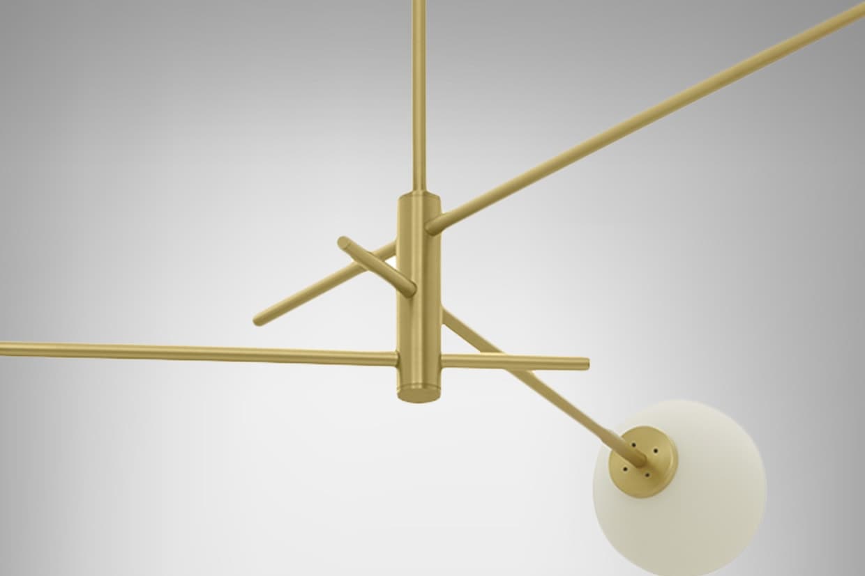 Подвесной светильник CTO Lighting TREVI THREE PENDANT — фото 4