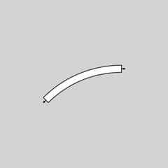 Подвесной светильник Artemide Alphabet of light system - Suspension - Curved - 45°