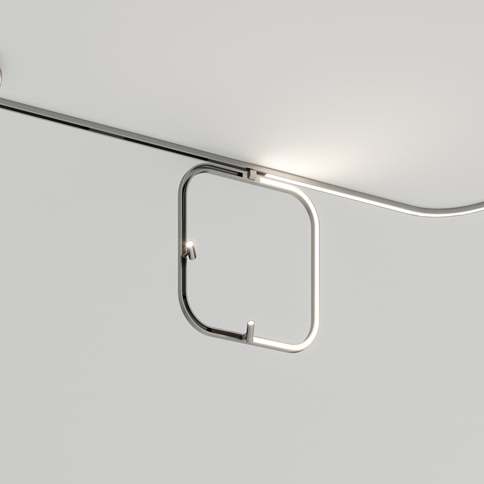Светильник Artemide Turn Around Square Strip LED Small