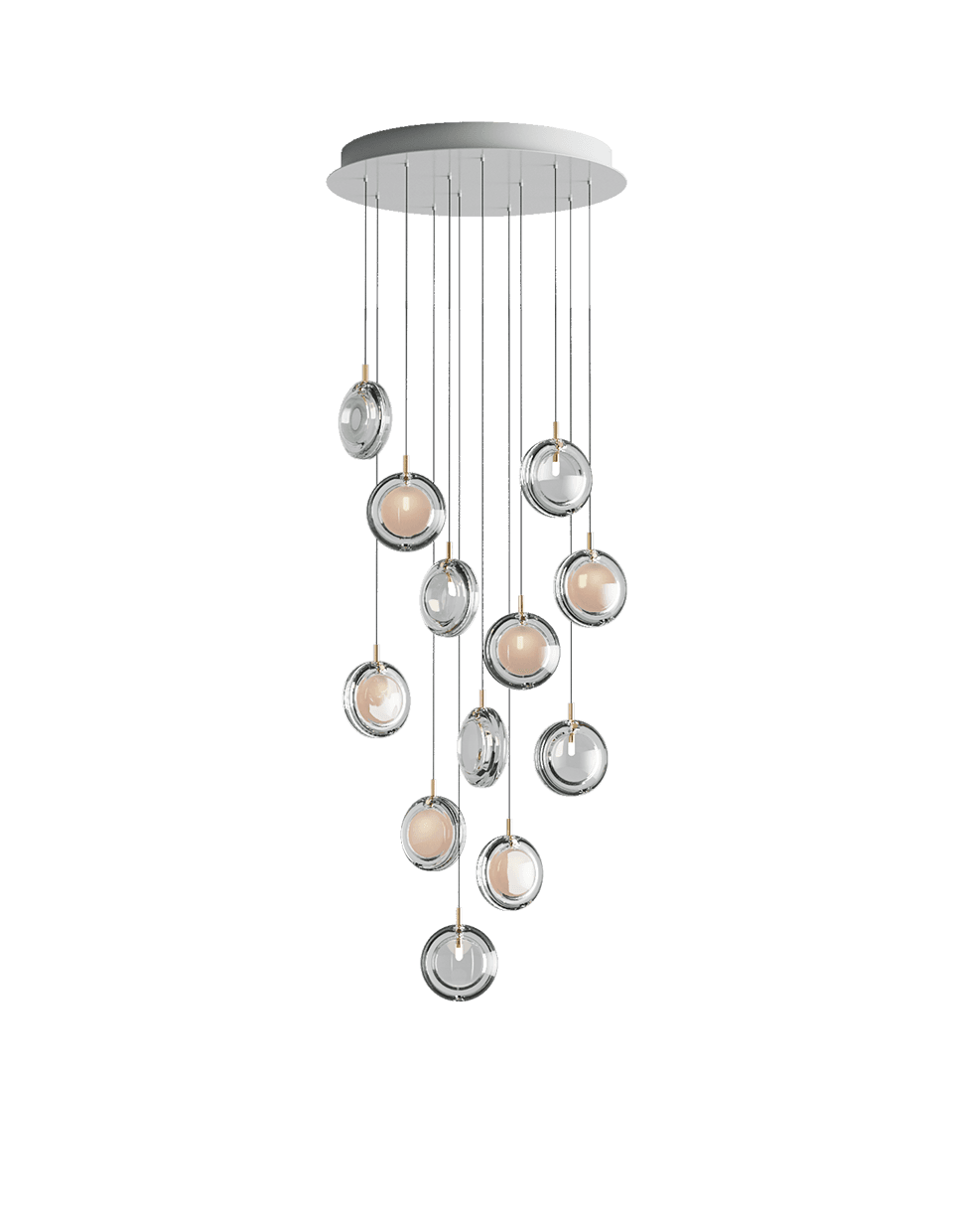 Подвесной светильник Bomma Lens chandelier / 3 pcs — фото 8