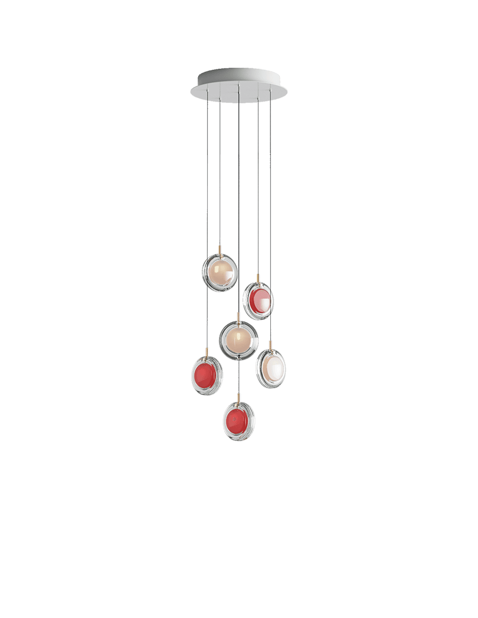 Подвесной светильник Bomma Lens chandelier / 3 pcs — фото 6