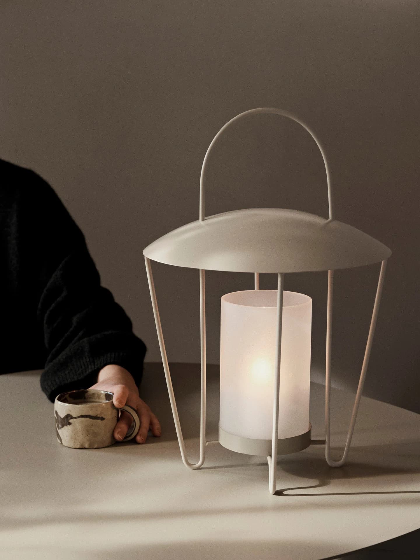 Ferm Living Abri Lantern - Cashmere — фото 3