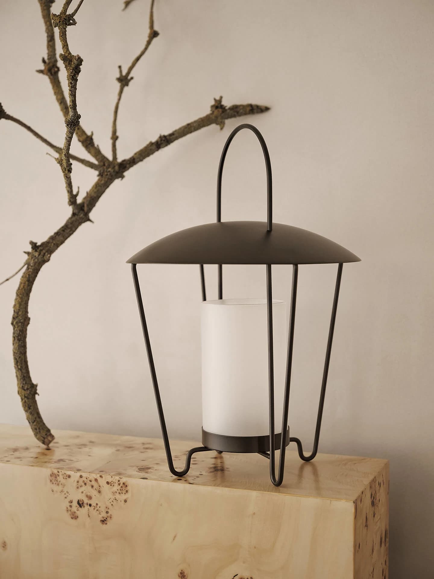 Ferm Living Abri Lantern - Black — фото 2