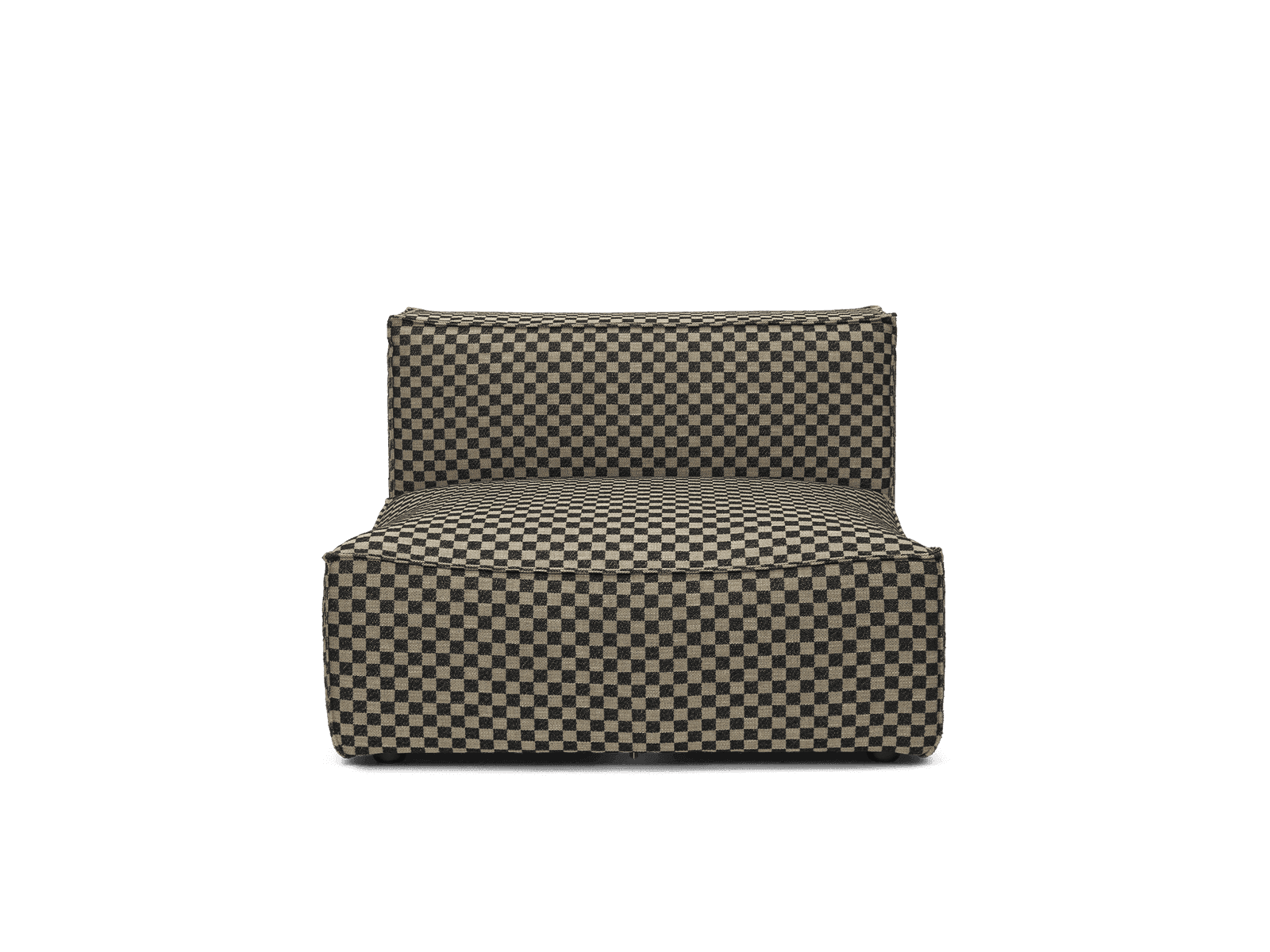Ferm Living Catena Sofa Center L100 - Check - Sand/Black