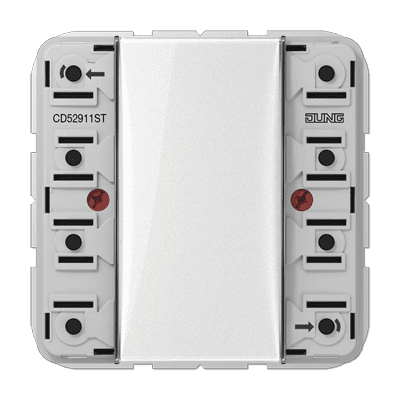 KNX кнопочный модуль универсальный 1гр, Jung CD52911ST