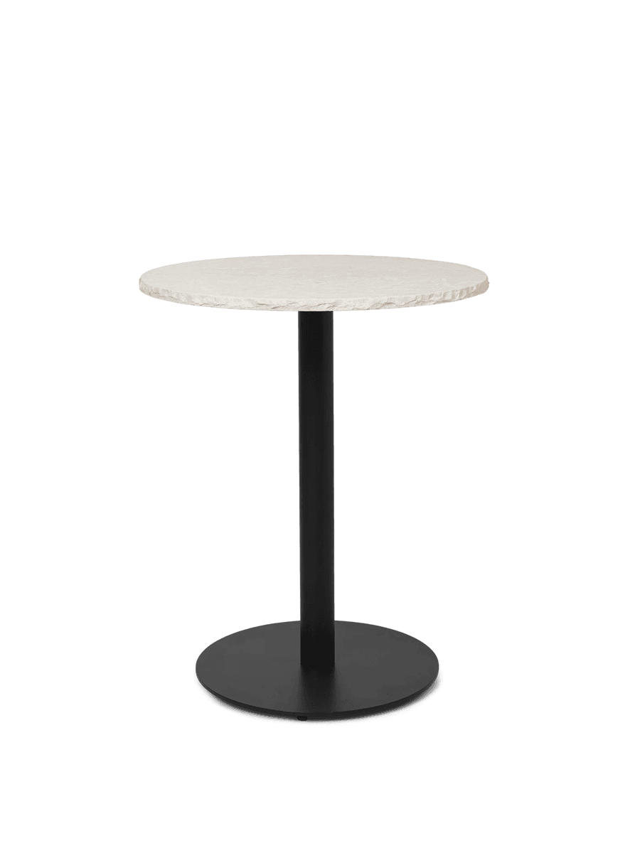 Ferm Living Mineral Café Table - Bianco Curia - Black