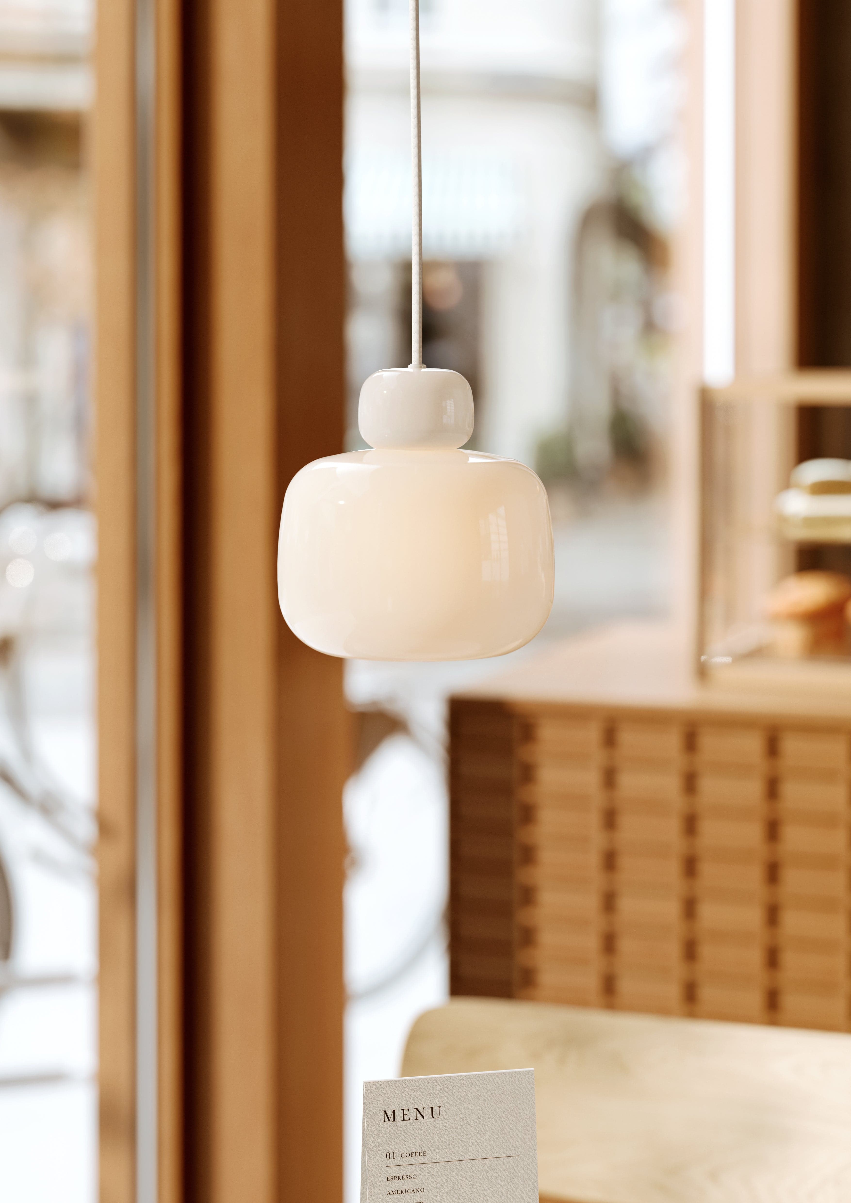 WOUD Stone pendant (Small) - Glass — фото 4