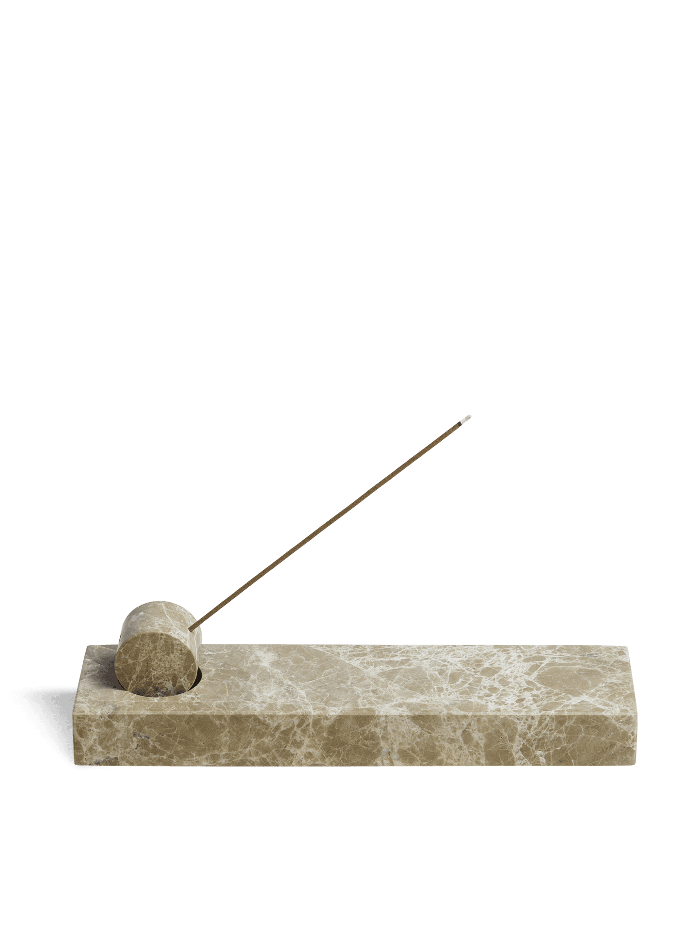 WOUD Monolith incense holder - Light brown