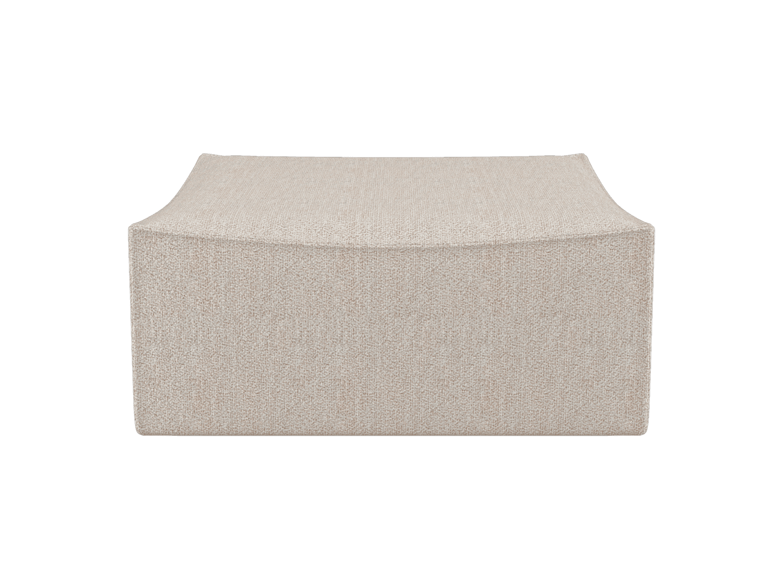 Ferm Living Catena Pouf Square S500 - Soft Bouclé - Natural