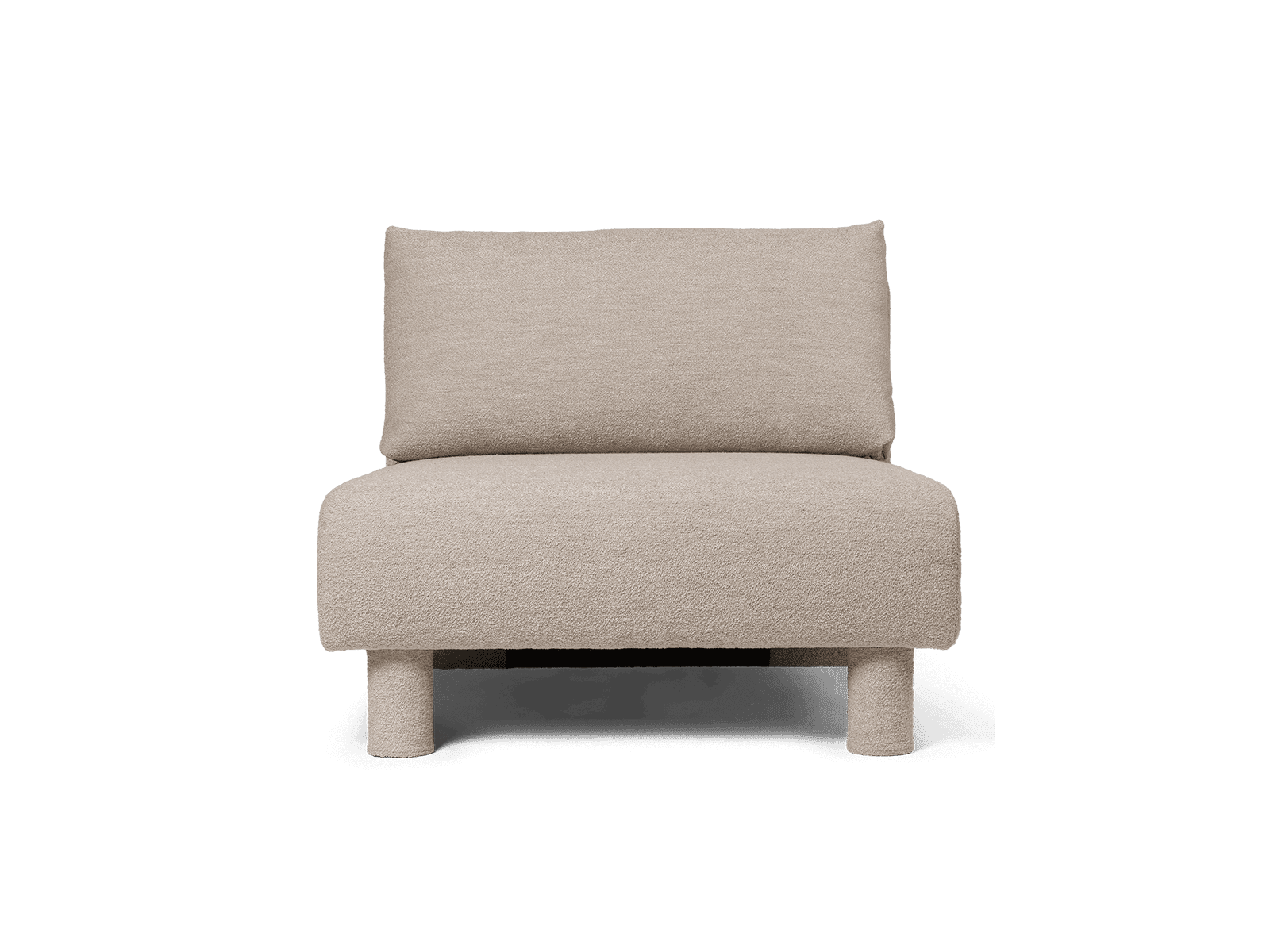 Ferm Living Dase Sofa Center - Soft Bouclé - Natural