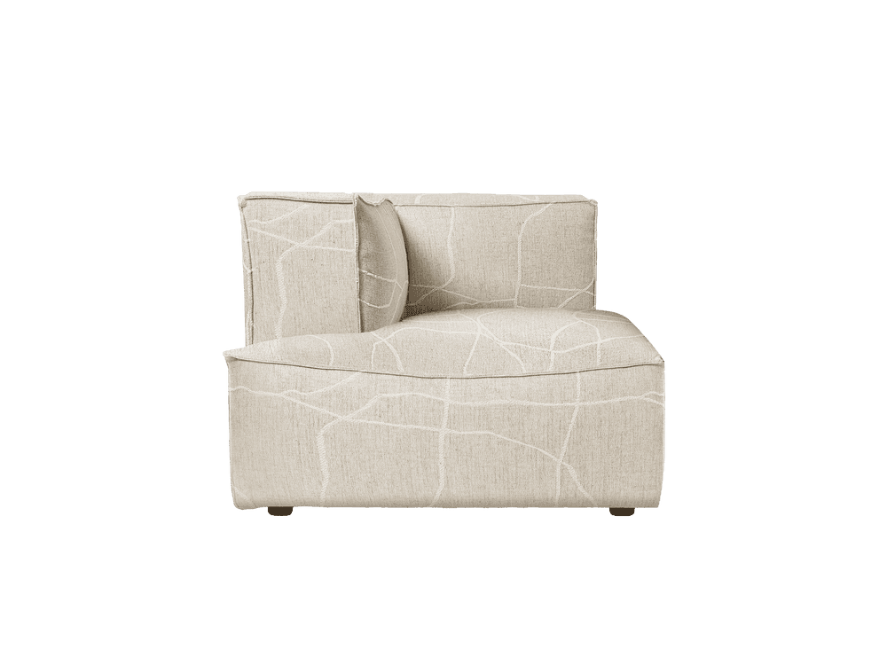 Ferm Living Catena Sofa Chaise Longue Left S600 - Can Lis - Sand/Off-White — фото 2