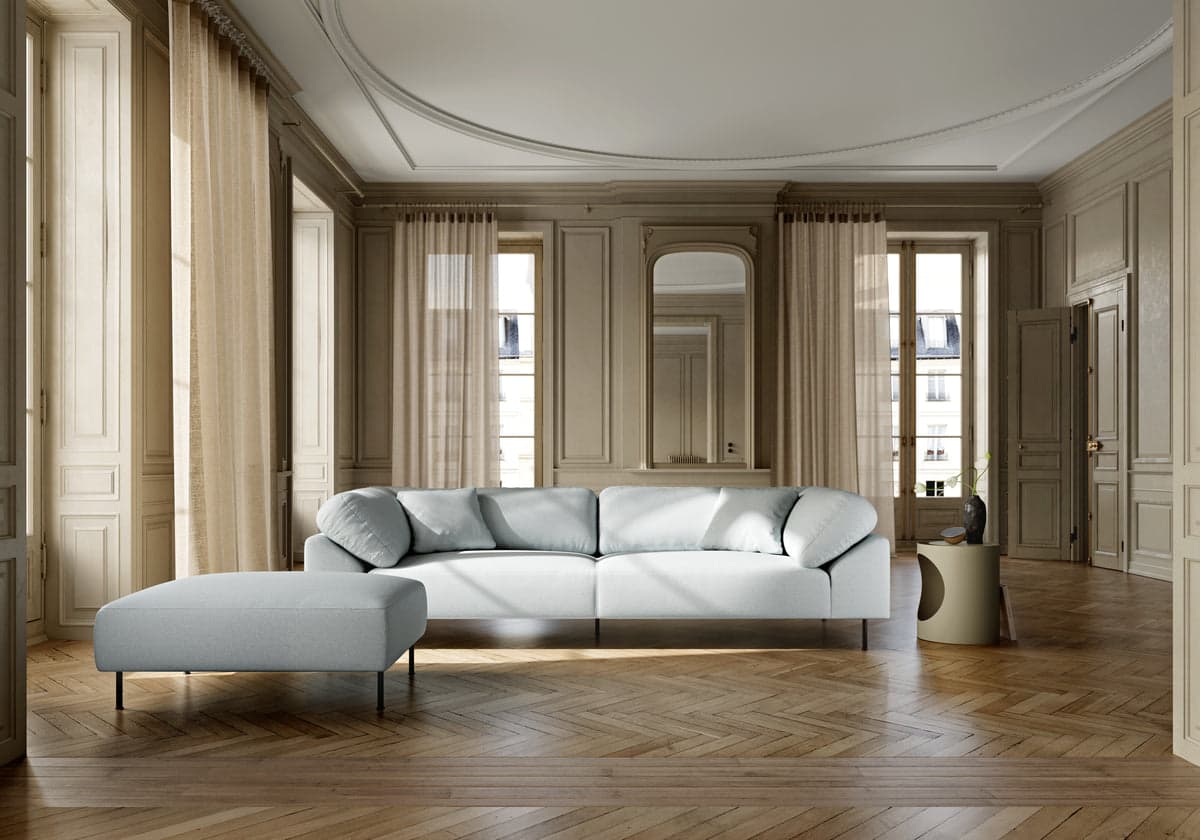 WOUD Collar ottoman - Light grey — фото 3