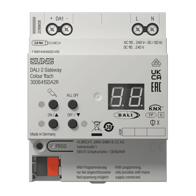 JUNG — KNX DALI-2 шлюз, цвет., 1 группа 300641SDA2R