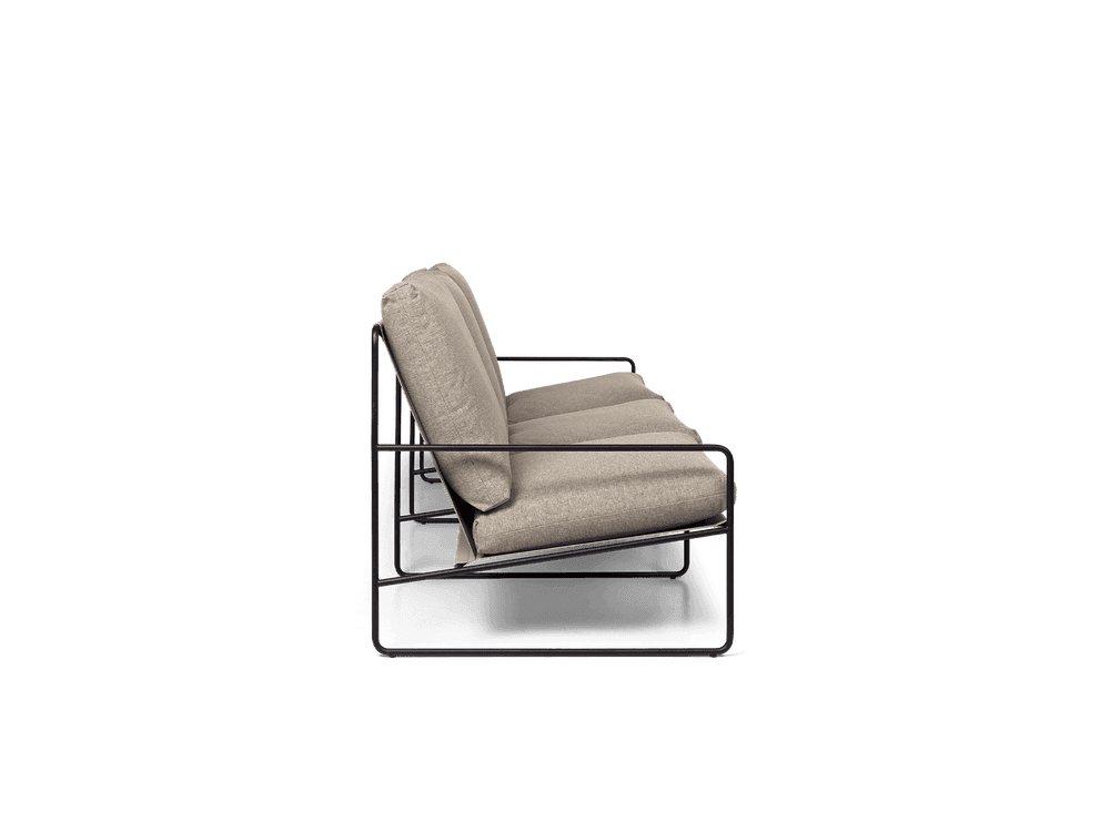 Ferm Living Desert 3-seater - Black - Dolce - Dark Sand — фото 6