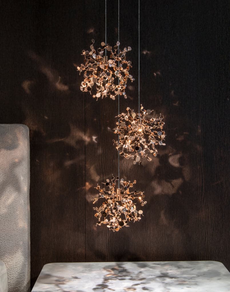 Terzani Argent, mon bijou 3 light pendant — фото 5