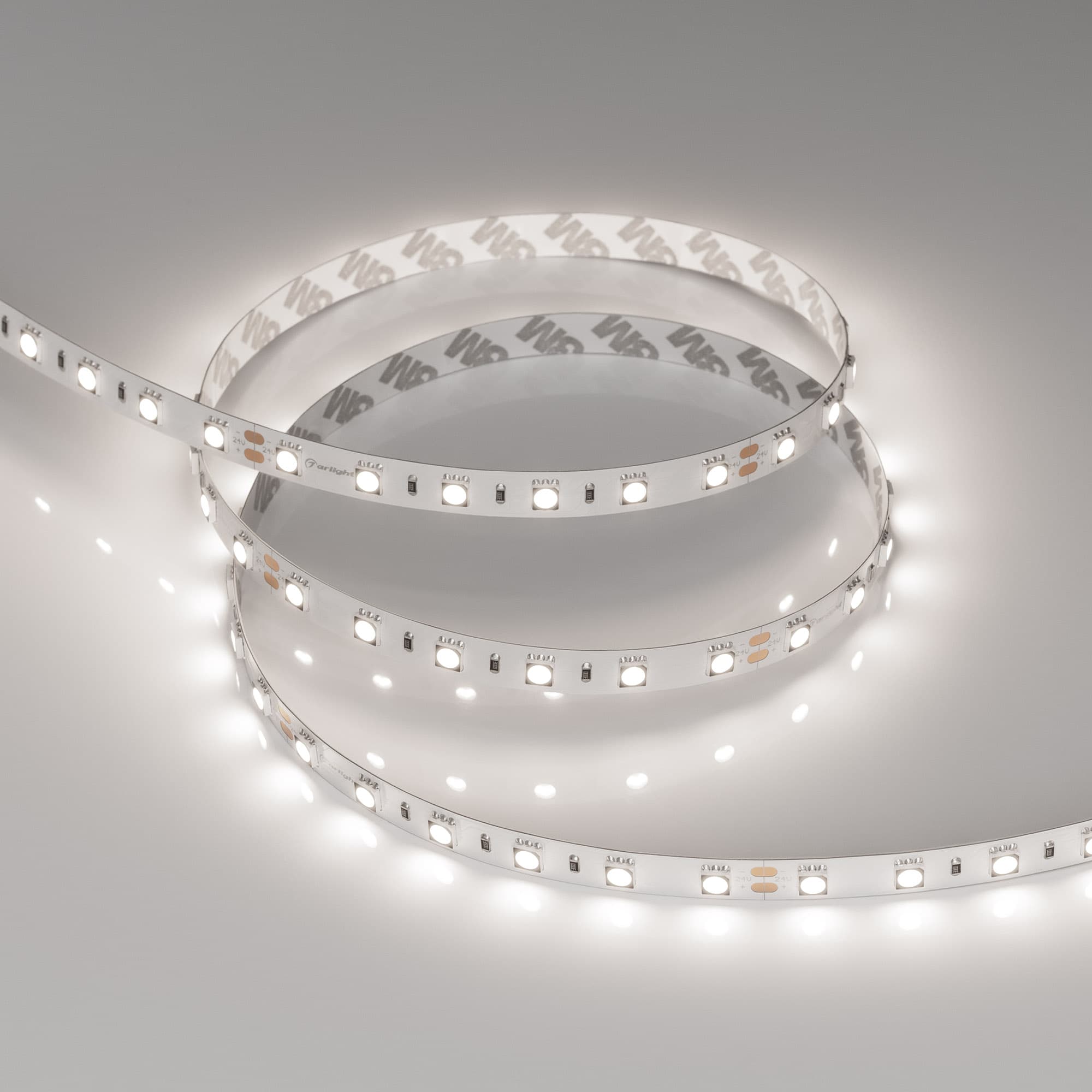 Светодиодная лента RT-B60-10mm 24V Day5000 CRI98 (14.4 W/m, IP20, 5060, 5m) (Arlight, Открытый) 021423(2) — фото 2