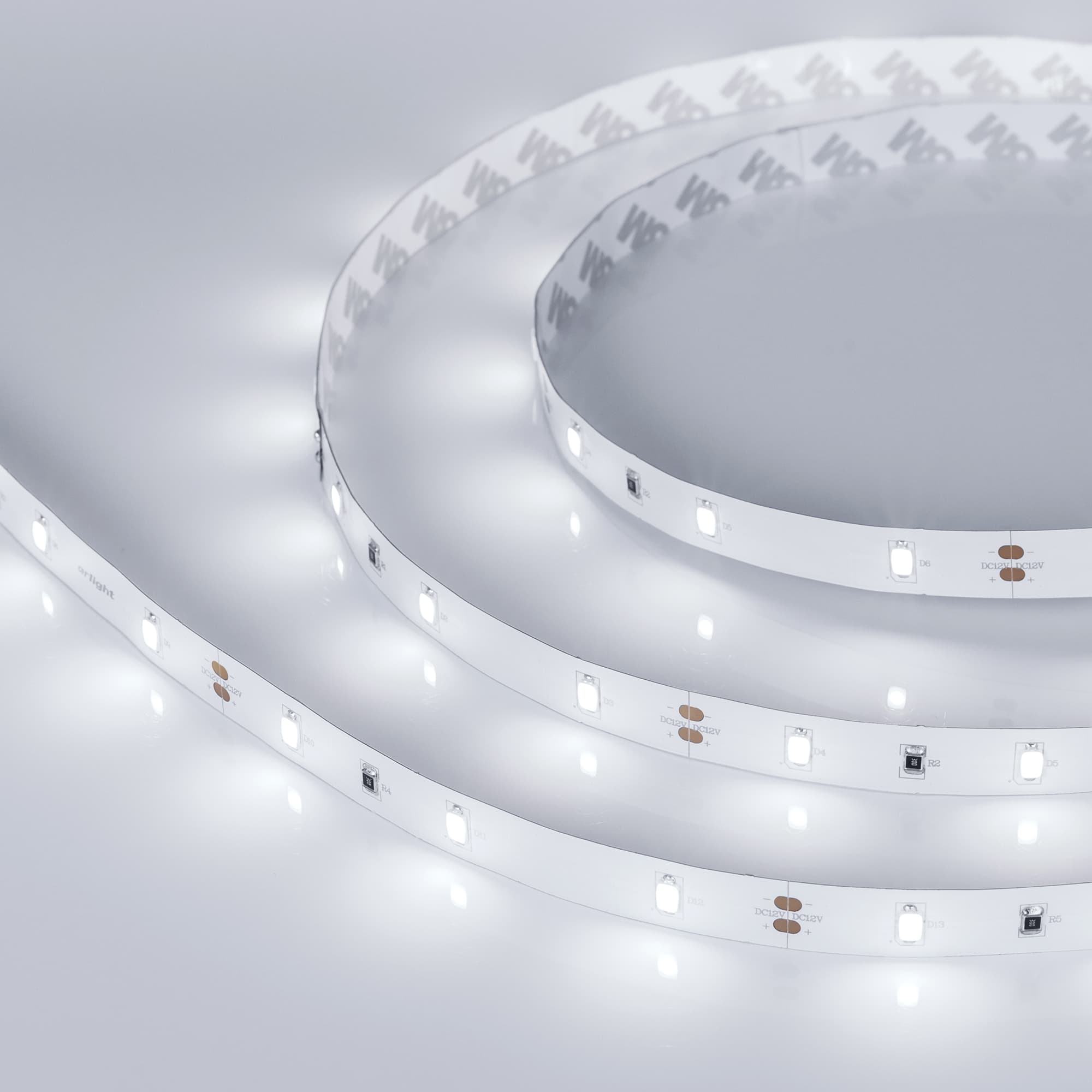 Светодиодная лента ULTRA-5000 12V White6000 (5630, 150 LED, LUX) (Arlight, 12 Вт/м, IP20) 013853