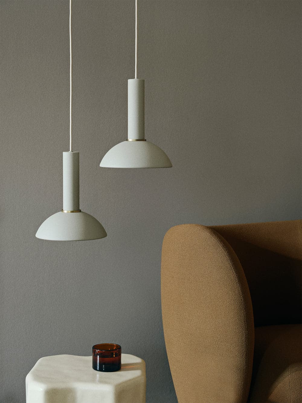Ferm Living Hoop Shade - Light Grey — фото 3