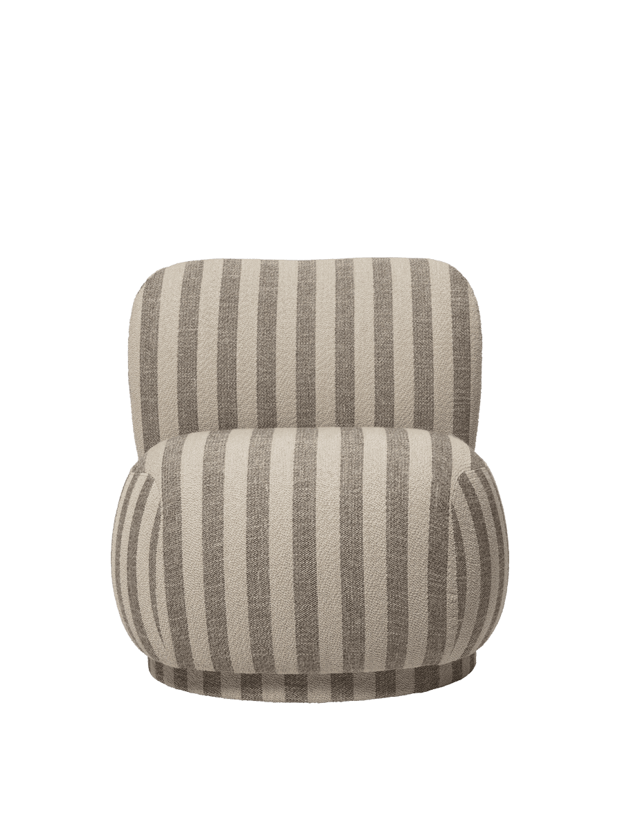 Ferm Living Rico Piccolo Lounge Chair - Louisiana - Sand/Off-White