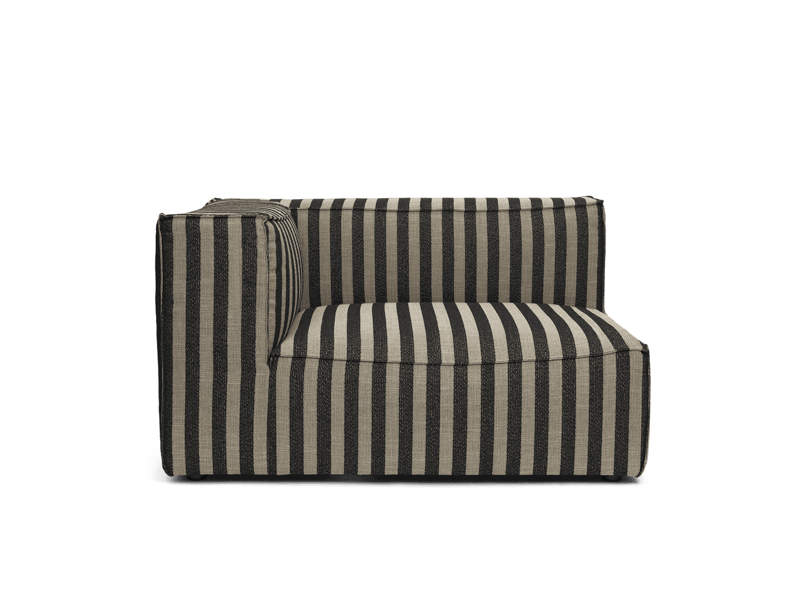 Ferm Living Catena Sofa Armrest Left L400 - Louisiana - Sand/Black
