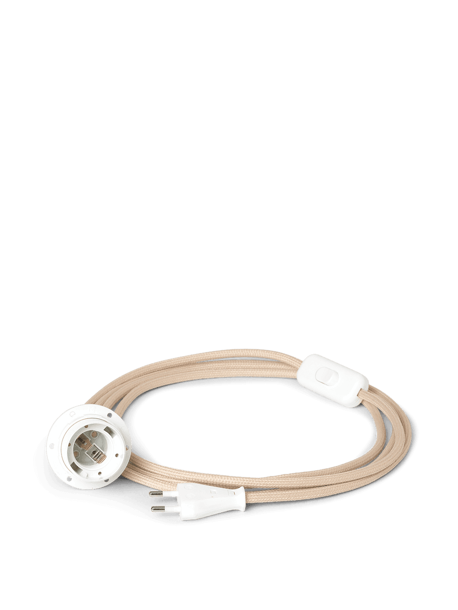 Ferm Living Fabric Cord Set - Wall Lamp - Sand