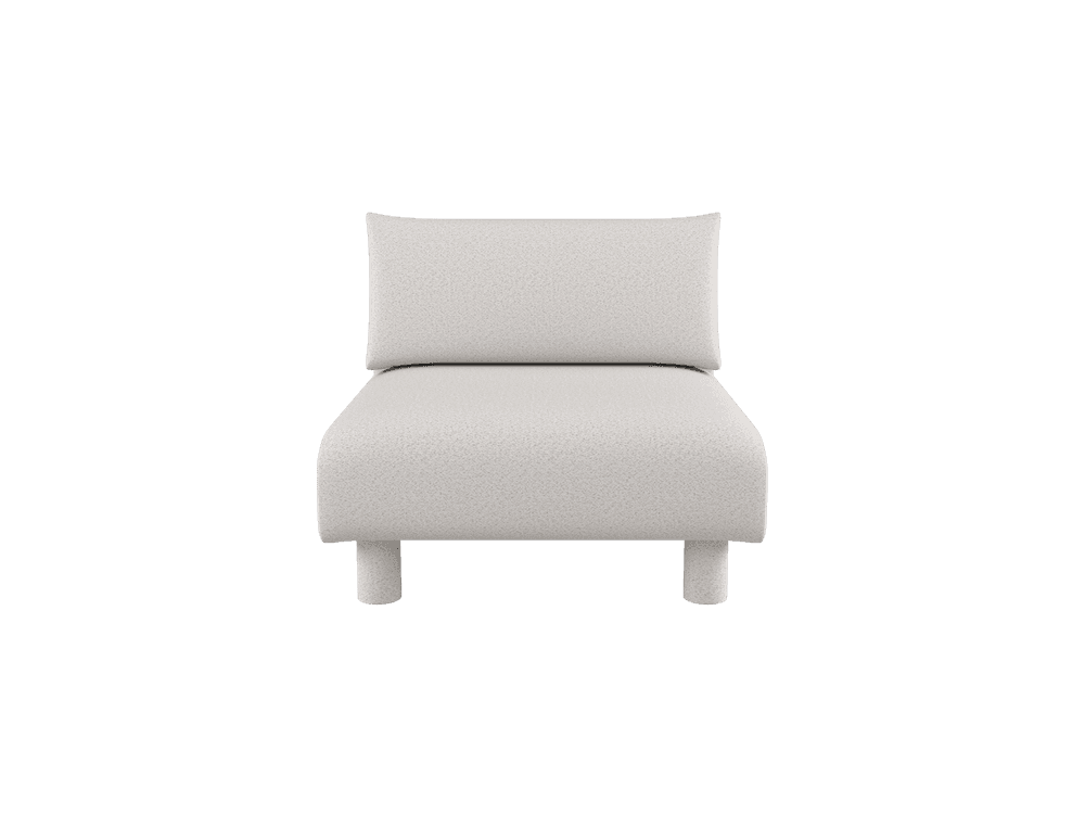 Ferm Living Dase Sofa Center - Soft Bouclé - Off-white/Sand — фото 2