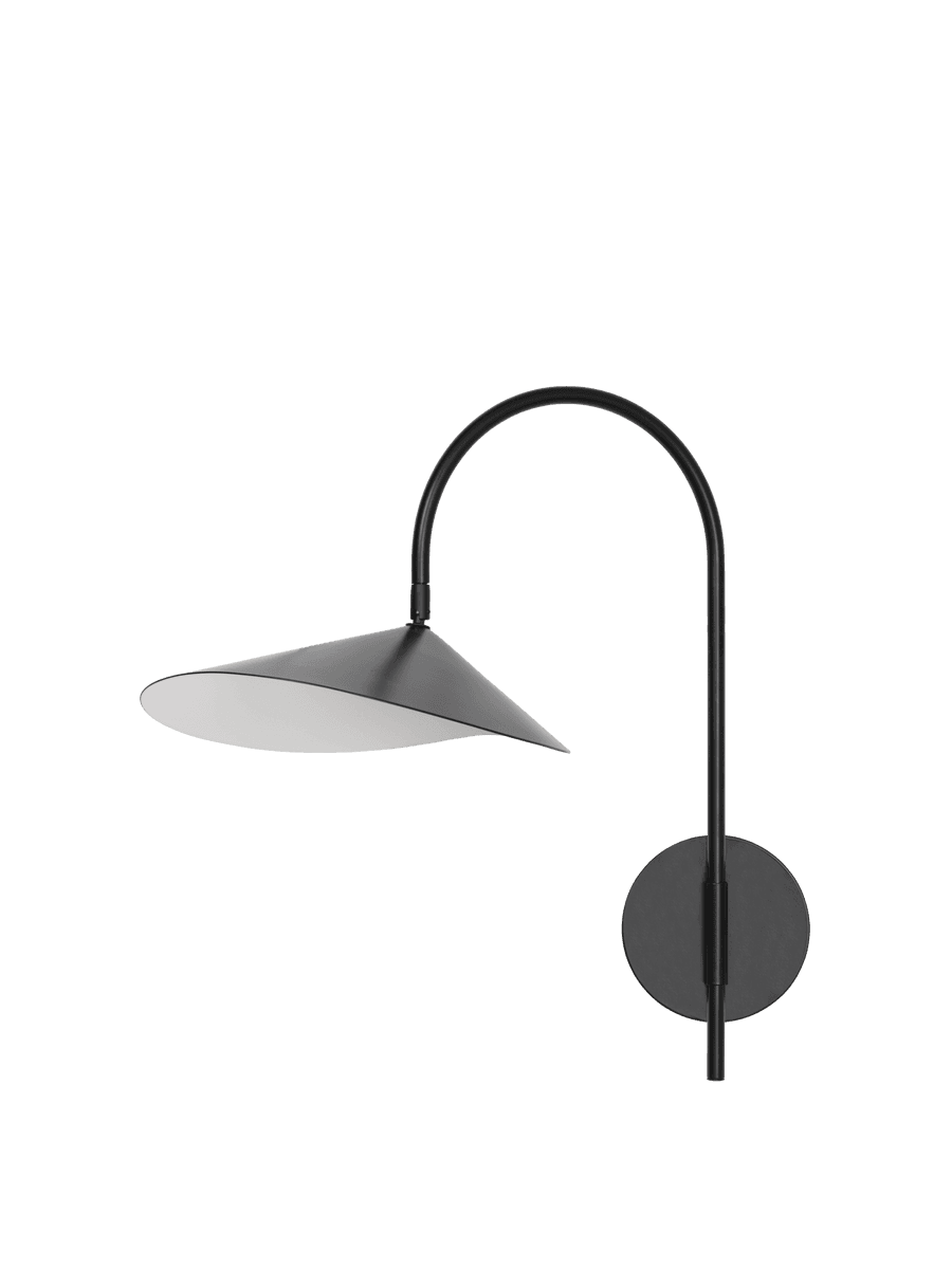 Ferm Living Arum Swivel Wall Lamp - Hardwired - Black