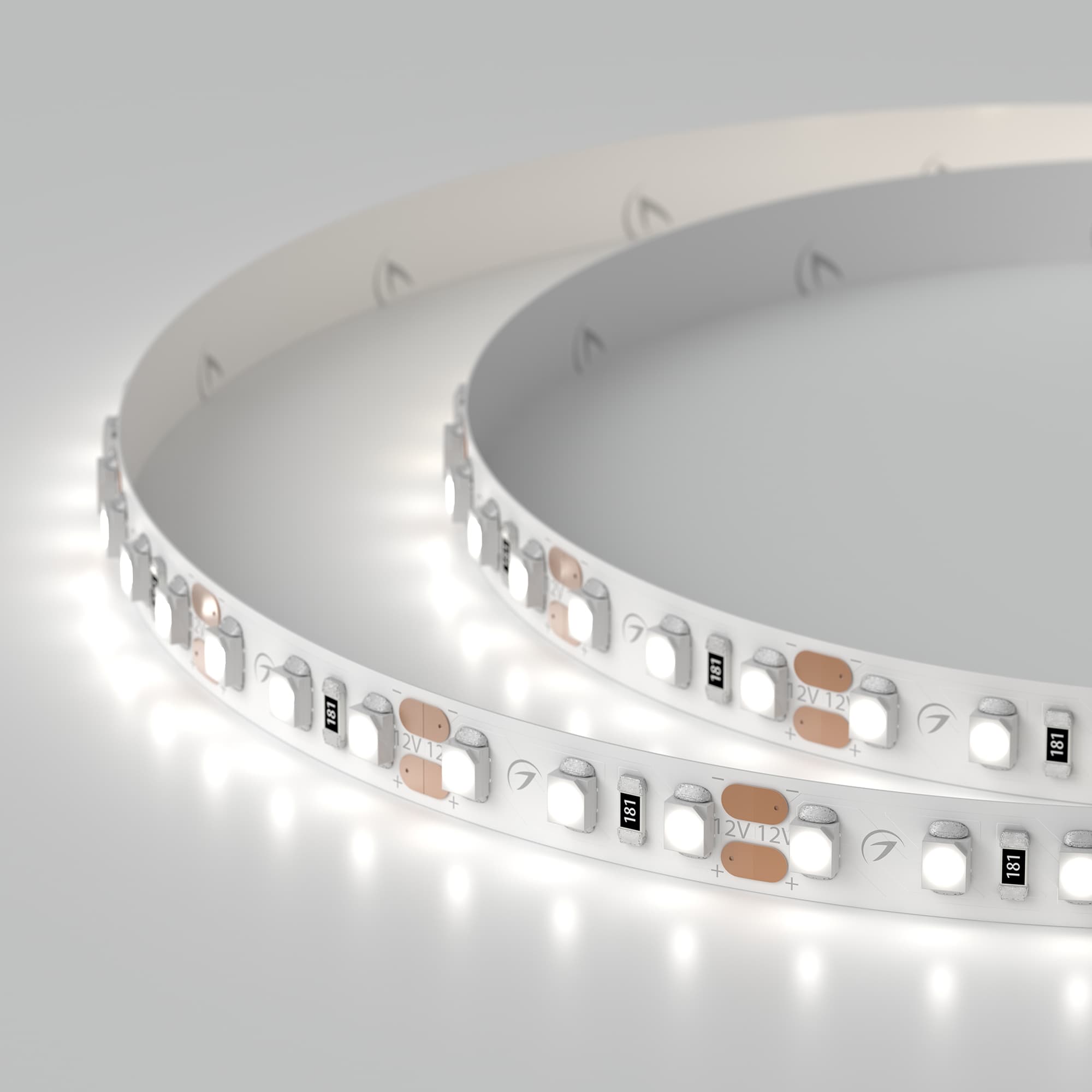 Светодиодная лента RT 2-5000 12V White6000 2x (3528, 600 LED, LUX) (Arlight, 9.6 Вт/м, IP20) 012334(B) — фото 6
