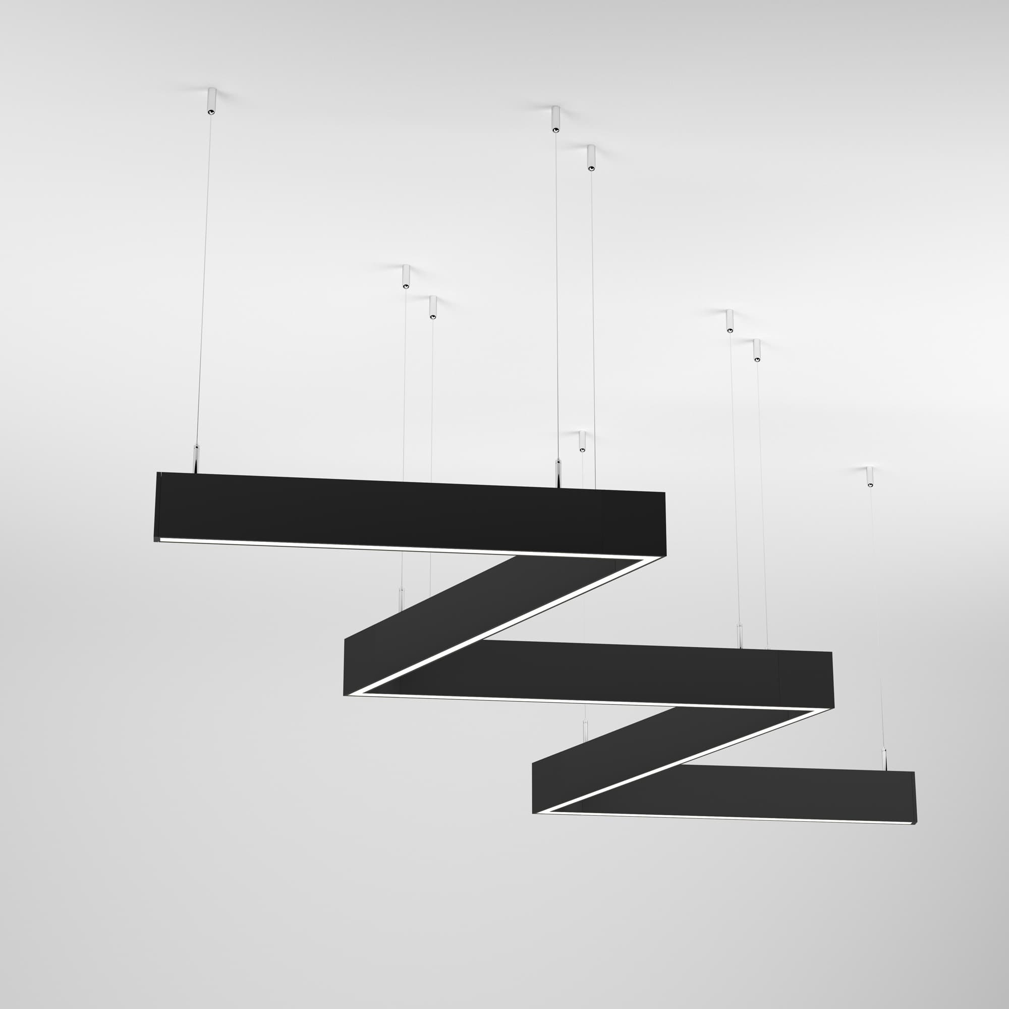 Светильник ALT-LINEAIR-ZIGZAG-90-FLAT-UPDOWN-DIM-4715x555-165W Day4000 (BK, 100 deg, 230V) (Arlight, IP20 Металл, 3 года) 033016