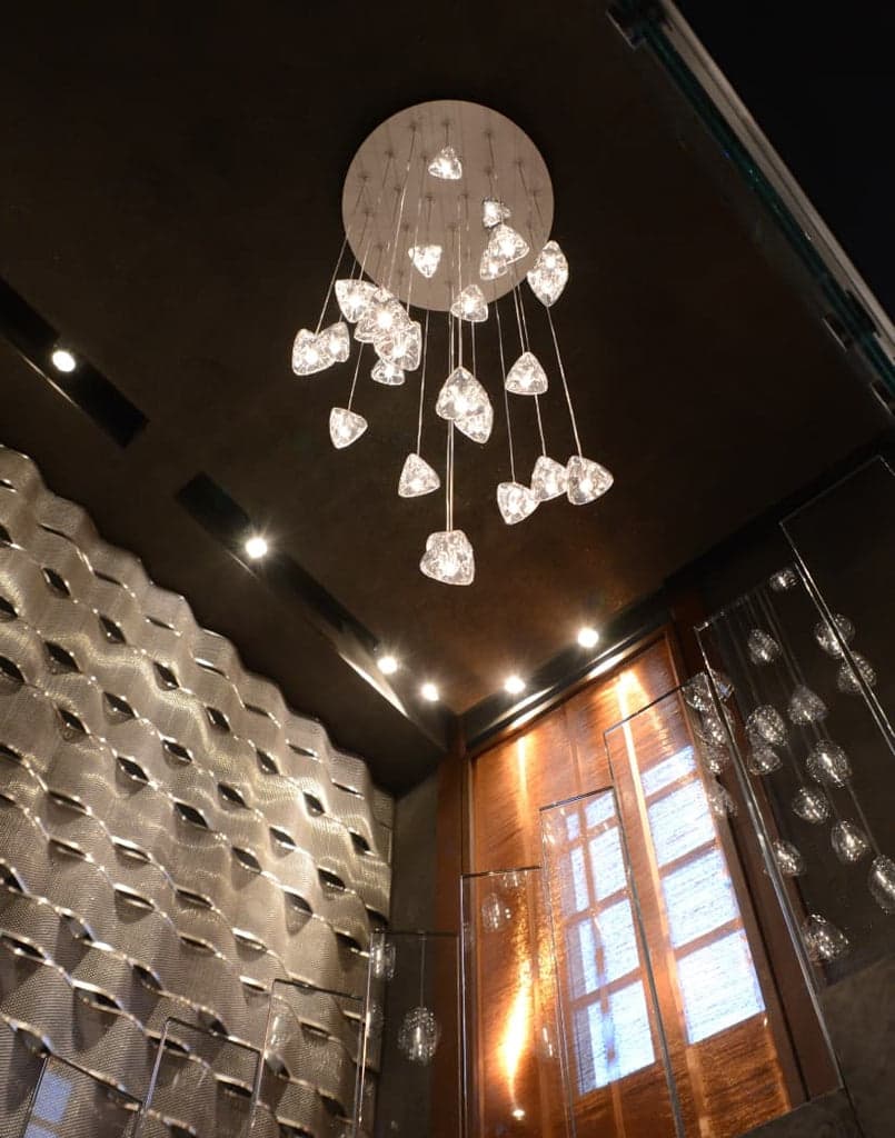 Terzani Mizu 26 round multi light pendant — фото 15