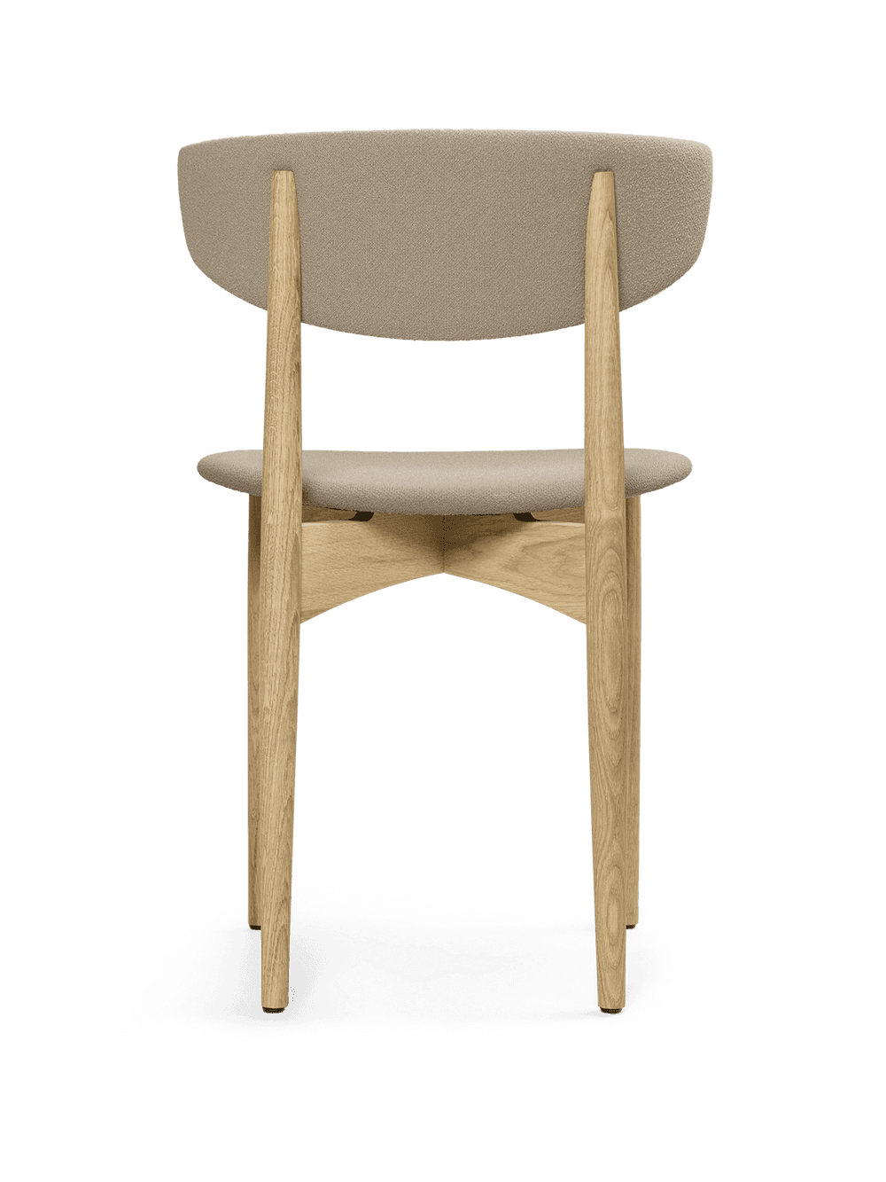 Ferm Living Herman Dining Chair - Upholstered - Grain - Natural Oak/Cashmere — фото 5