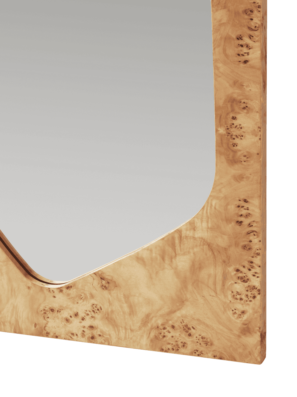 Ferm Living Folia Mirror - Large - Natural Burl — фото 3