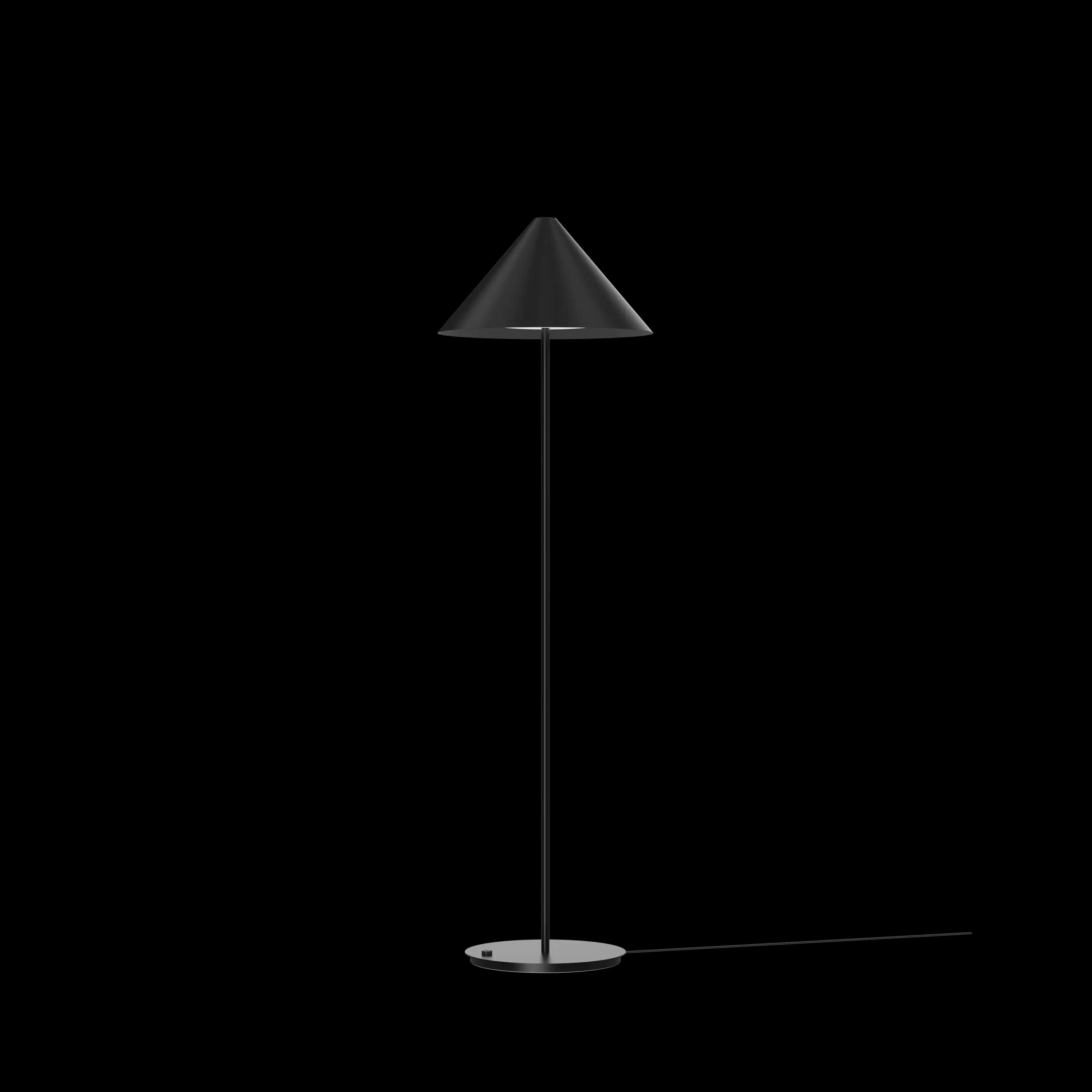 Louis Poulsen Keglen Floor Lamp Black