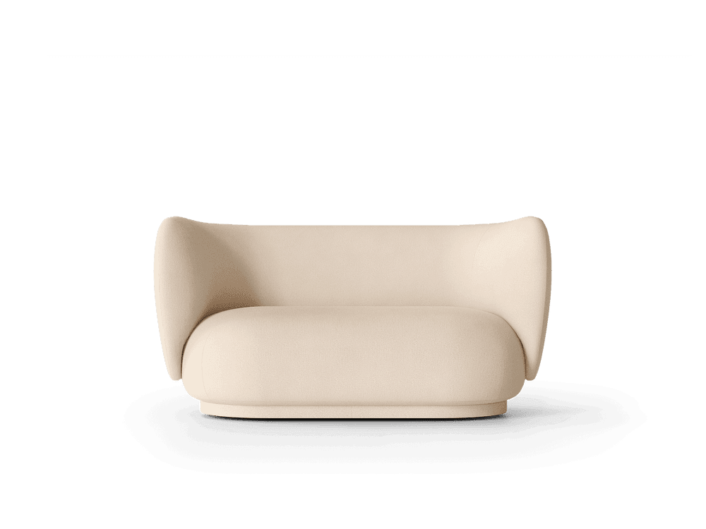 Ferm Living Rico Sofa 2-seater - Brushed - Off-white — фото 2