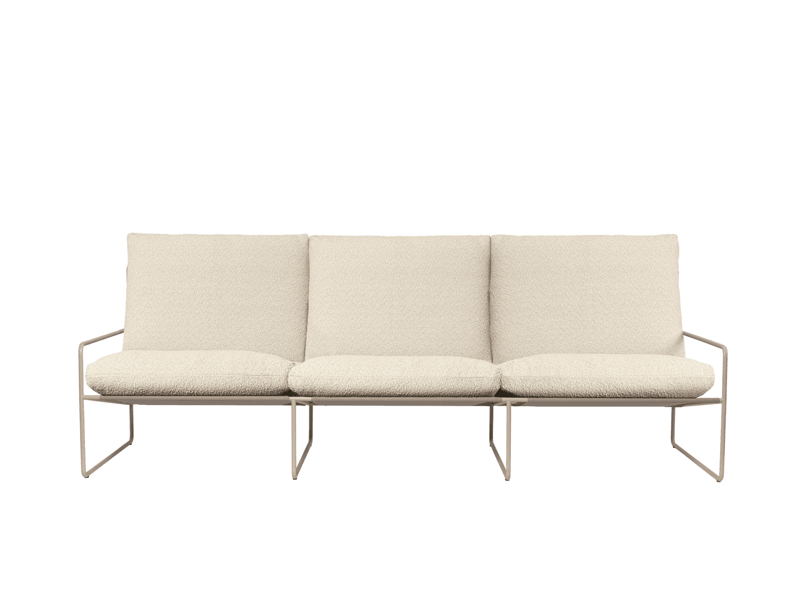 Ferm Living Desert 3-seater - Cashmere - Pure Bouclé - Off-White