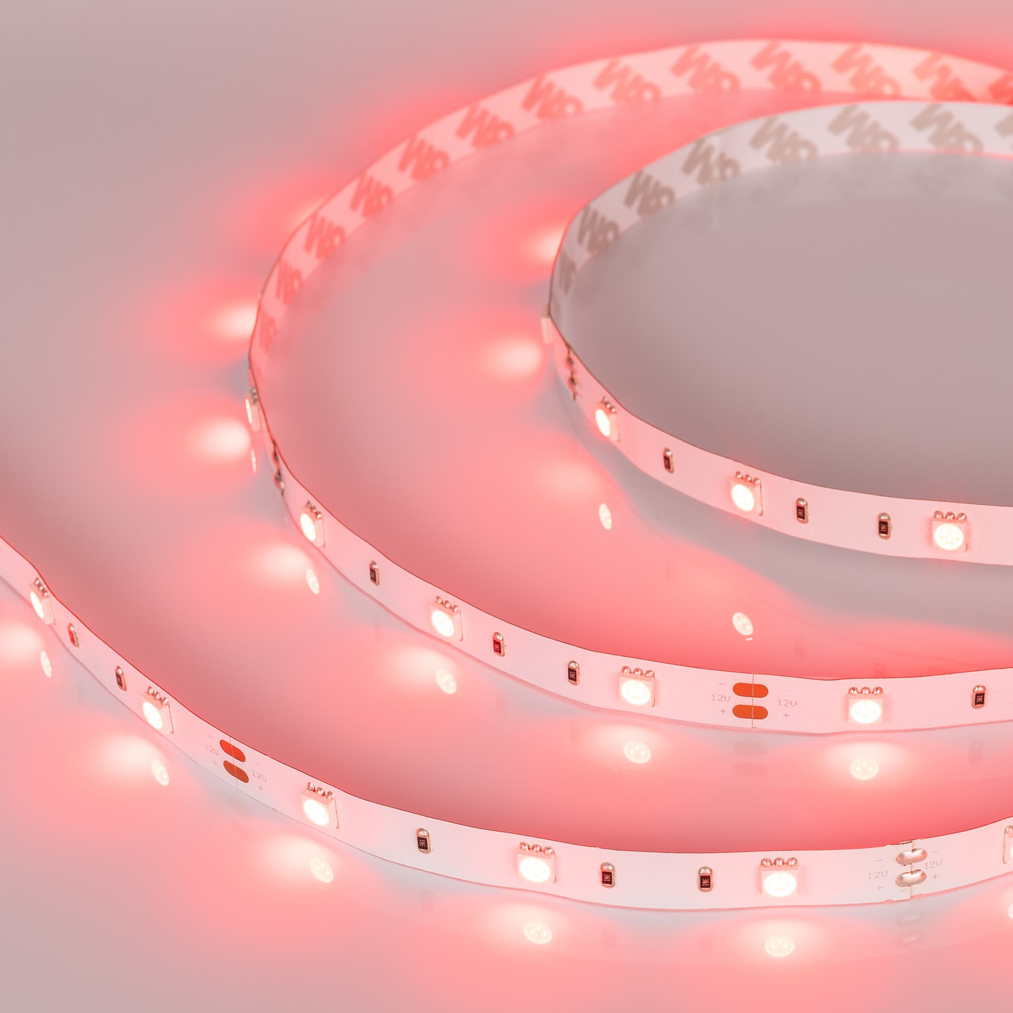 Светодиодная лента RT 2-5000 12V Red (5060, 150 LED, LUX) (Arlight, 7.2 Вт/м, IP20) 010599 — фото 2