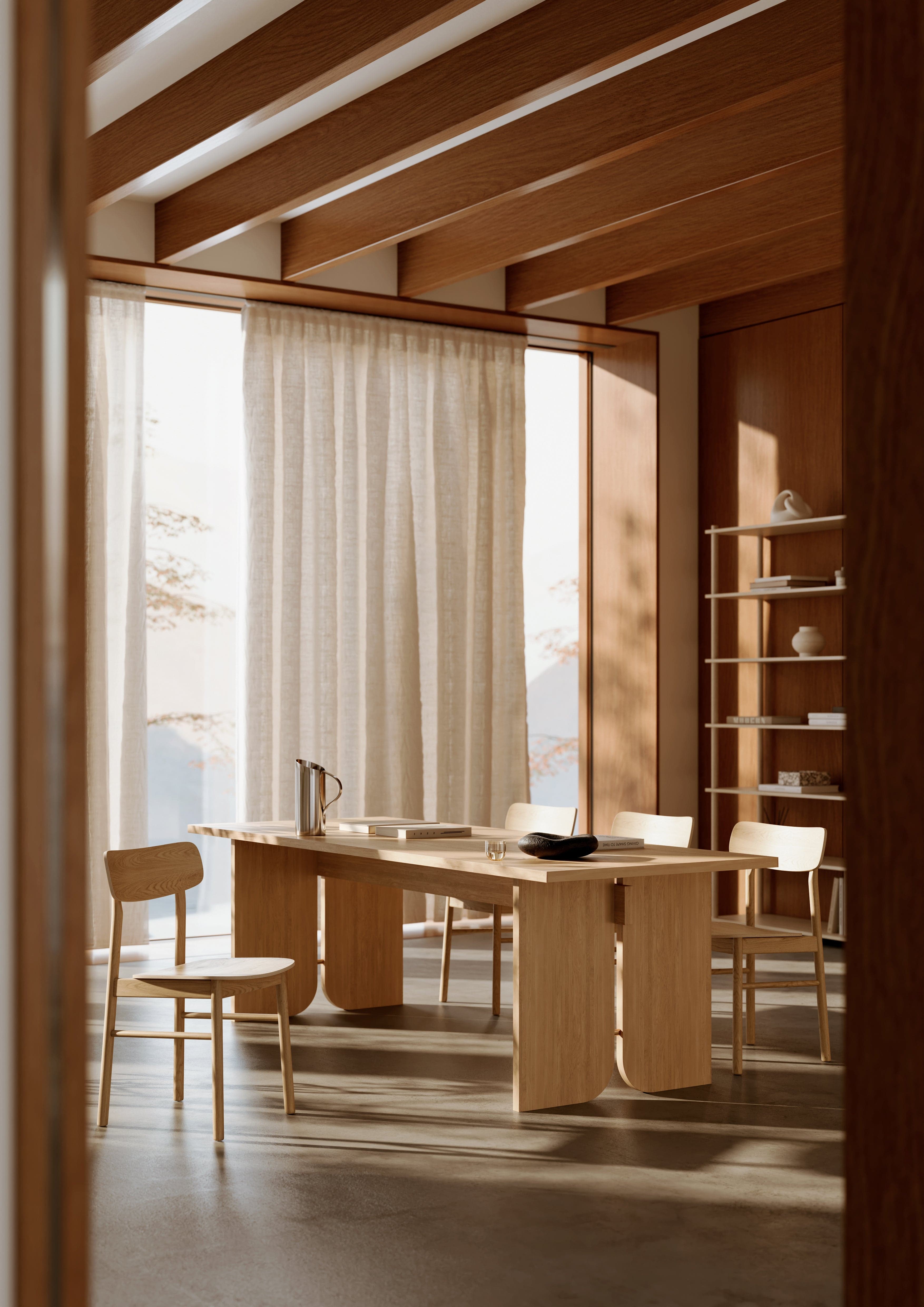 WOUD Kimono dining table - Oak — фото 3