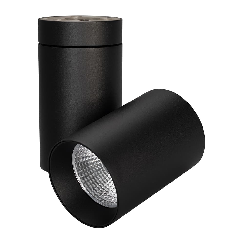 Светильник SP-POLO-SURFACE-TURN-R85-15W Warm3000 (BK-BK, 40 deg) (Arlight, IP20 Металл, 3 года) 027566