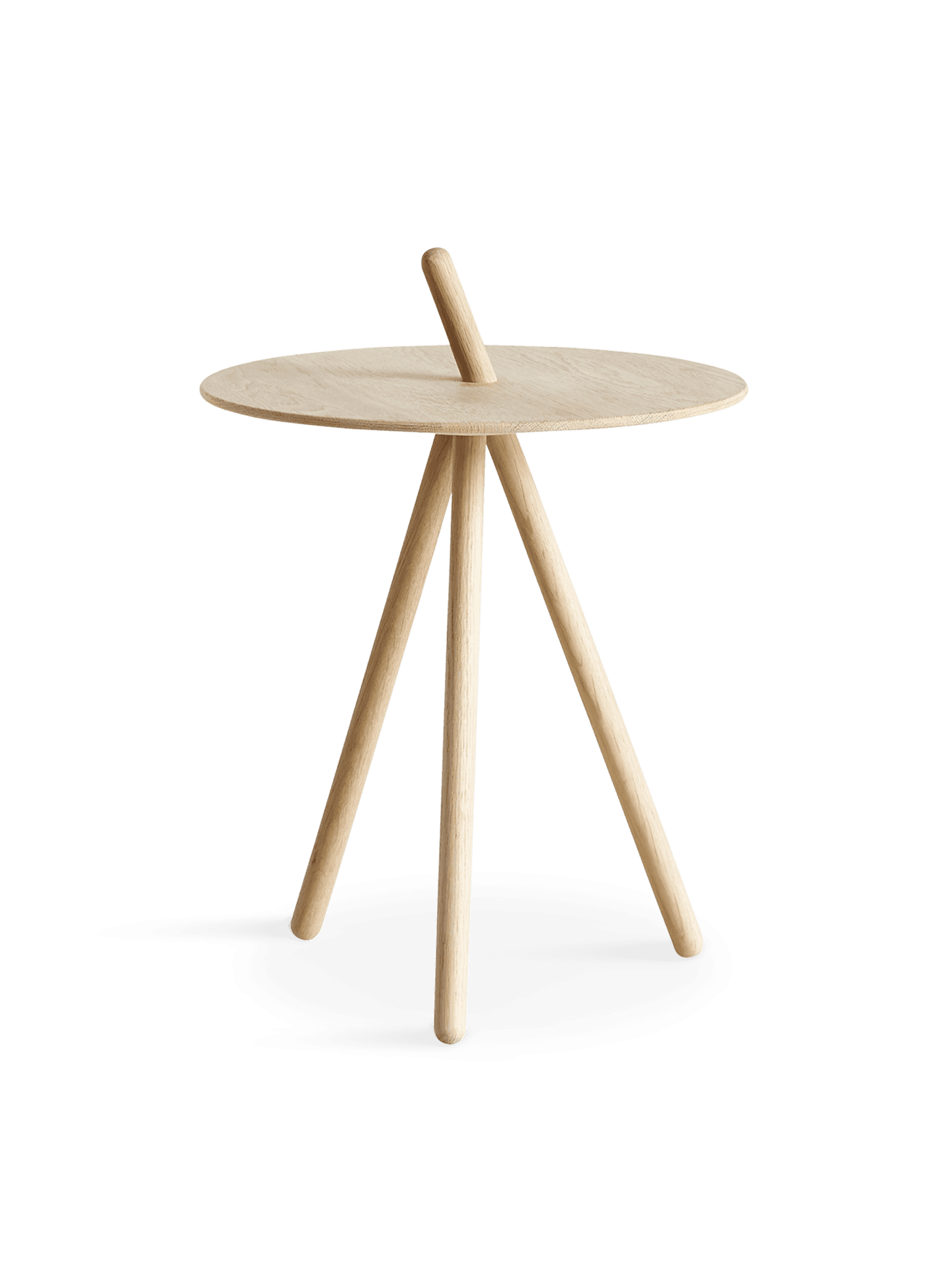WOUD Come Here side table - White pigmented oak — фото 2